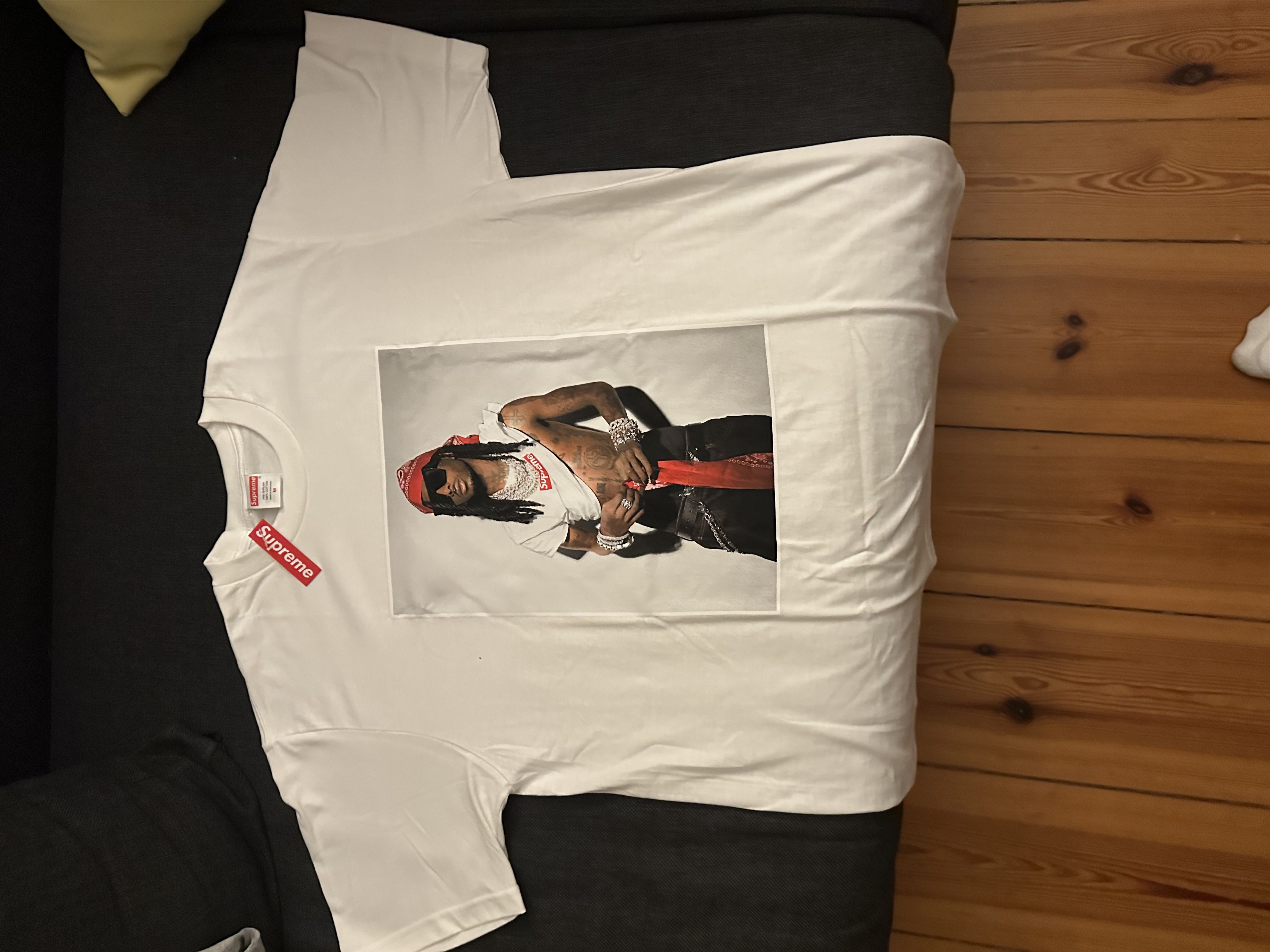 Supreme Supreme x Playboi Carti photo tee Size US M / EU 48-50 / 2 - 2 Thumbnail