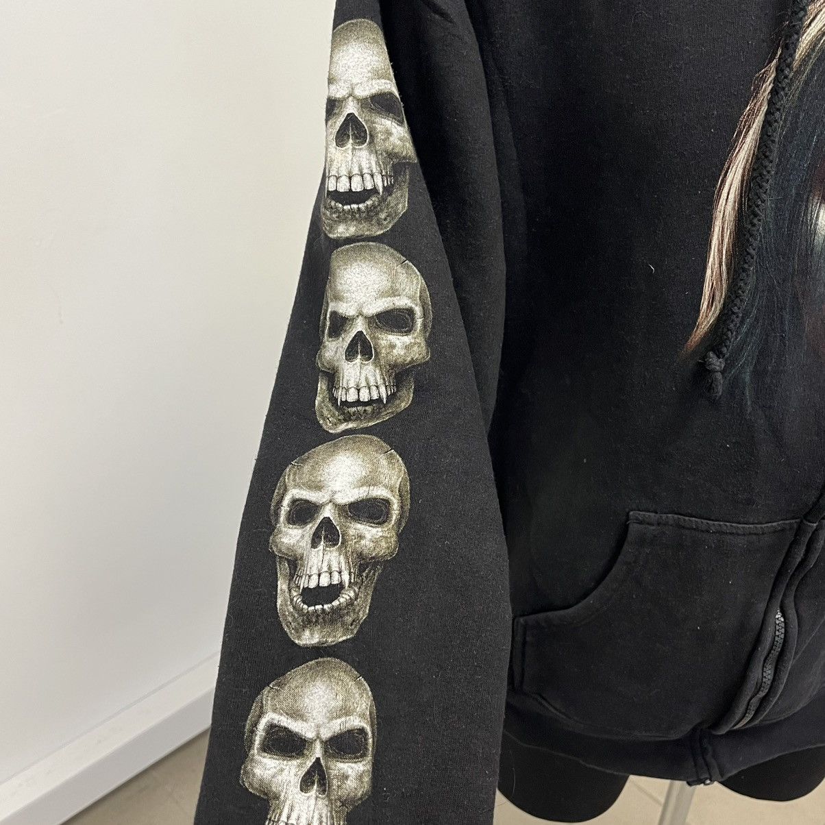 Vintage Rock Eagle black zip hoodie 90s Size US S / EU 44-46 / 1 - 4 Thumbnail