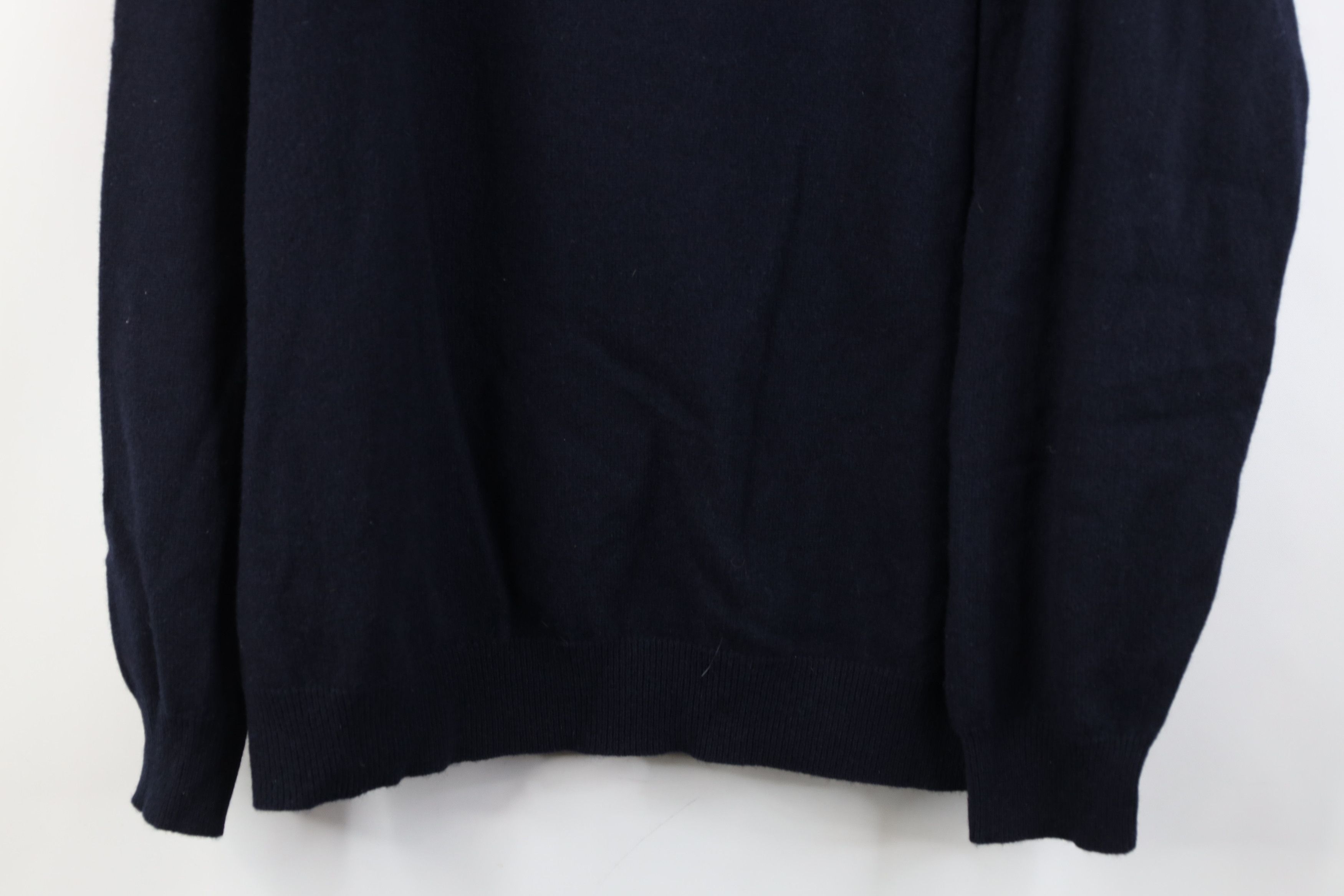 Vintage Vintage 90s Streetwear 2 Ply Cashmere Knit Collared Sweater Size US L / EU 52-54 / 3 - 3 Thumbnail