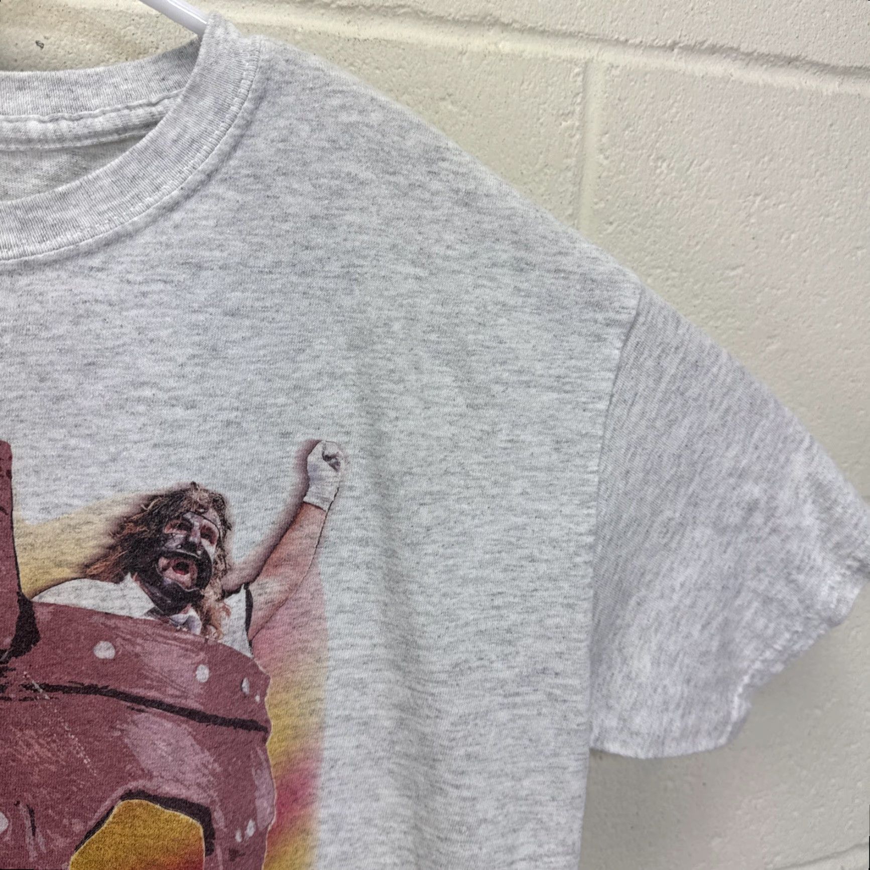 Vintage VINTAGE WWF Attitude 1999 Mankind Wrestling T Shirt Shirt Unisex Adults M Gray 90s Sports Wrestling Graphic Tee Mens Size US M / EU 48-50 / 2 - 6 Thumbnail