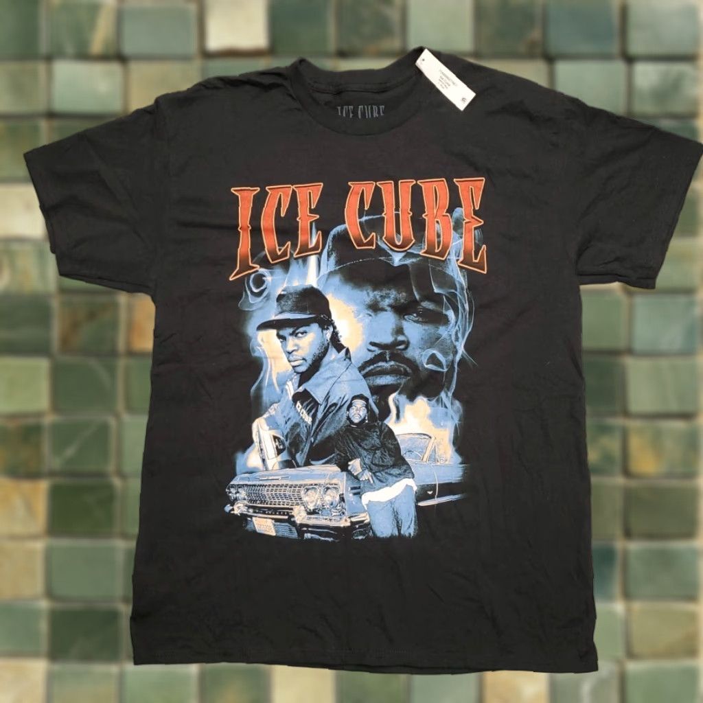 Etro VINTAGE Ice Cube Shirt Mens L Black Lowrider Rapper Chevy Impala Retro 90s TEE Mens L Black Ice Cube Shirt Size US L / EU 52-54 / 3 - 1 Thumbnail