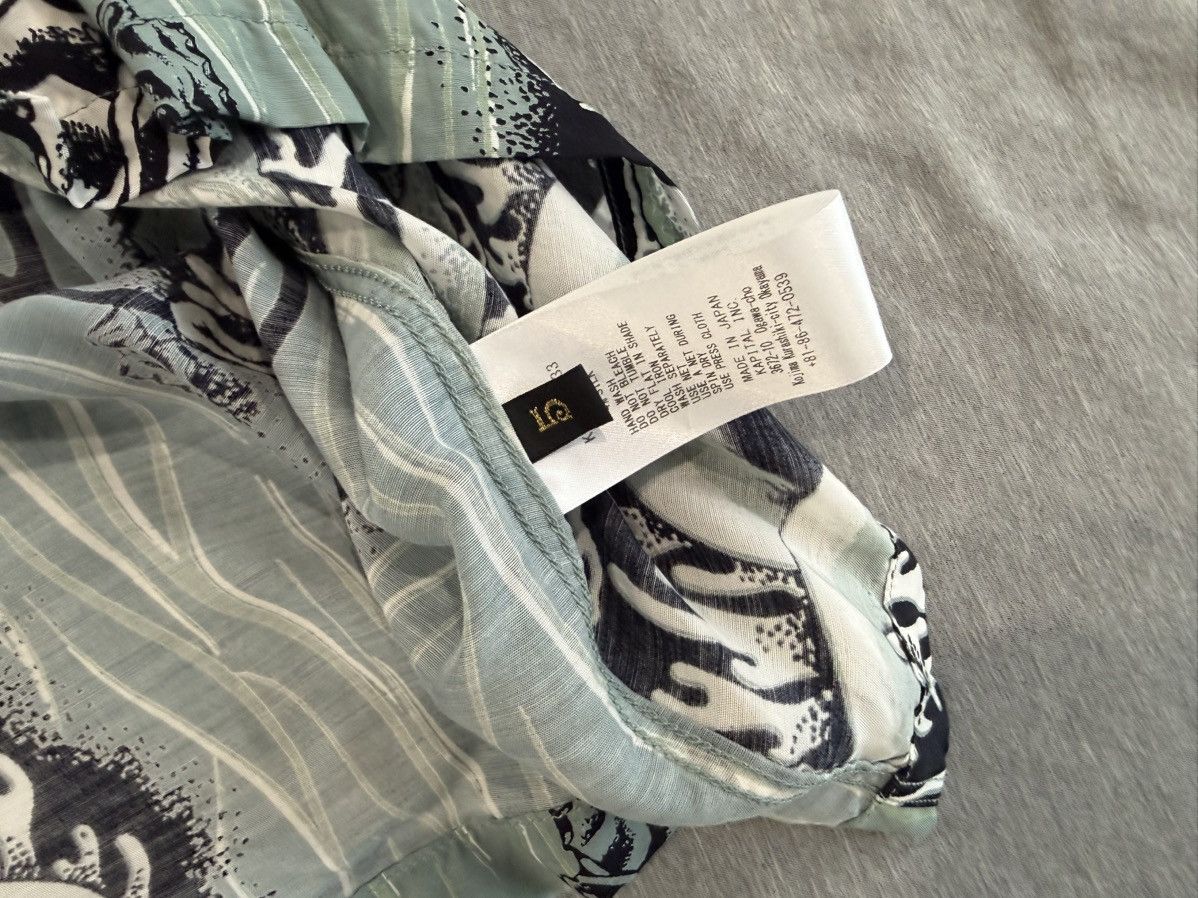 Kapital Kapital Camp Collar Printed Cupro and Silk-Blend Shirt Size US L / EU 52-54 / 3 - 7 Thumbnail
