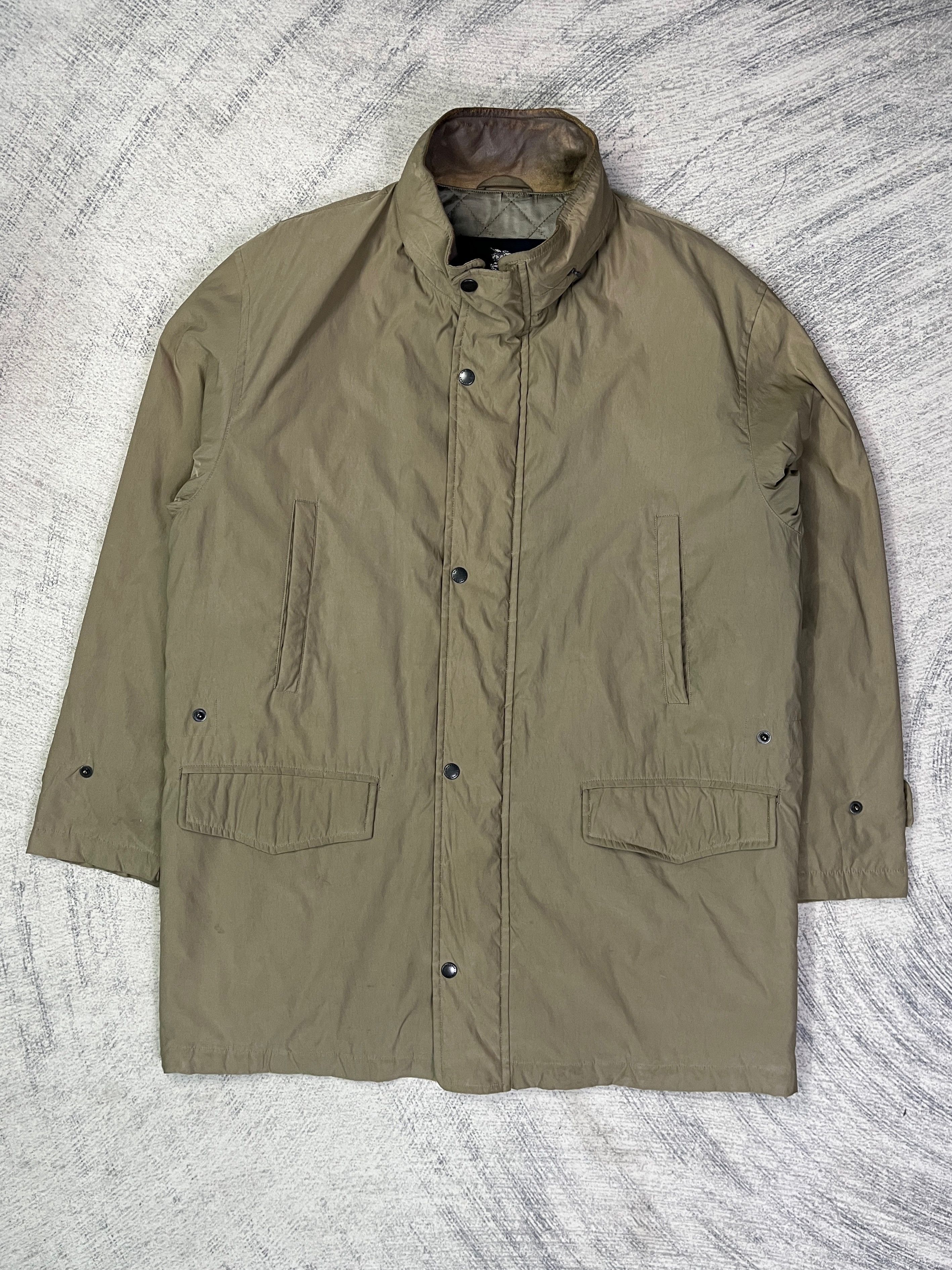 Burberry Burberry Jacket Leather Collar Quilted Lining Size US L / EU 52-54 / 3 - 3 Thumbnail