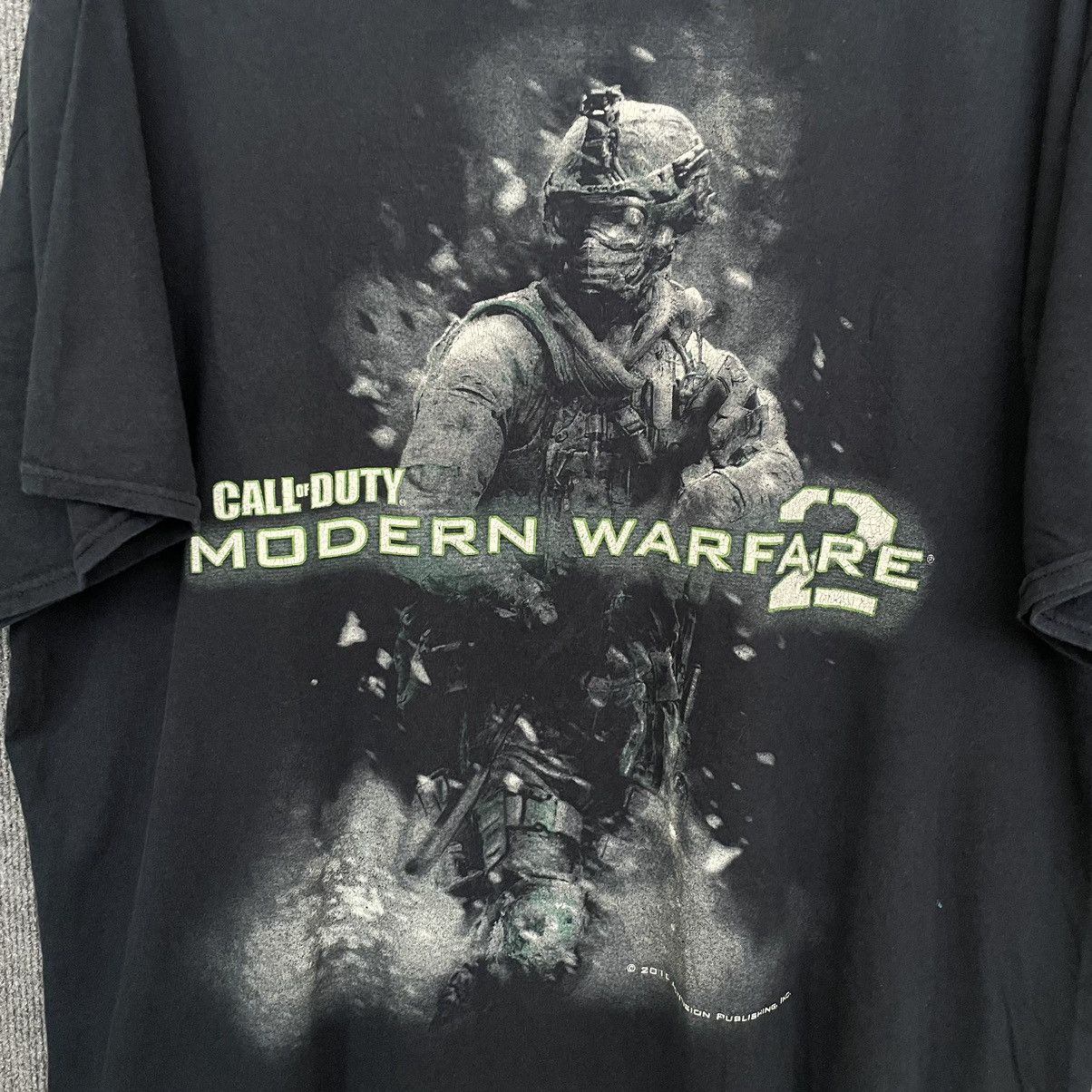 Vintage Call Of Duty Modern high quality Warfare 2 Gamestop Promo T-Shirt Large MW2