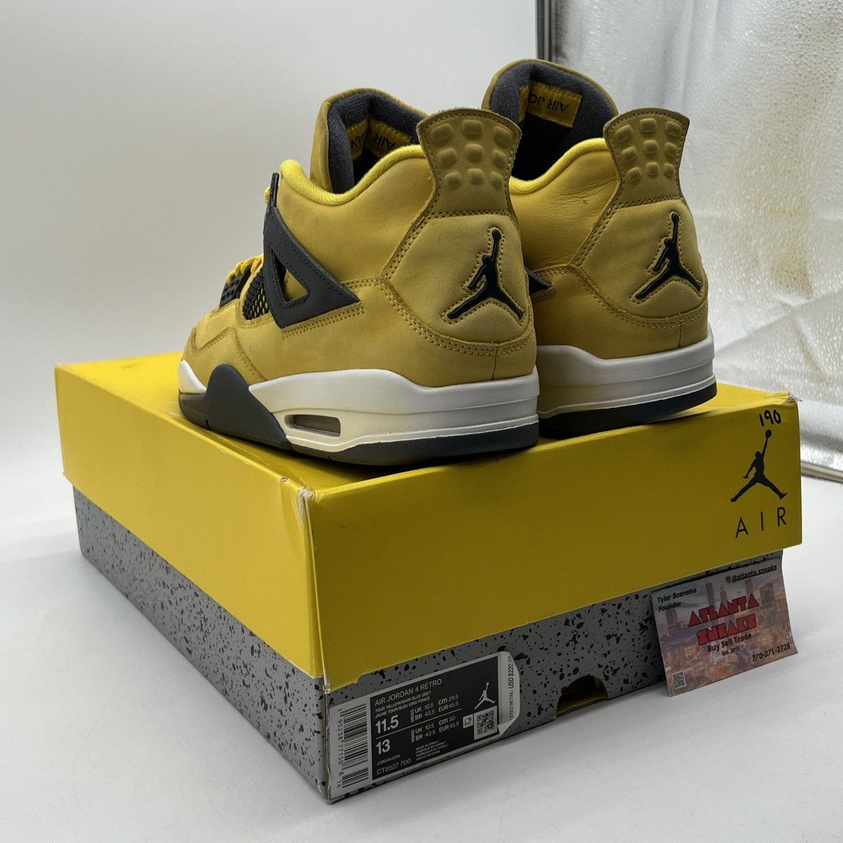Jordan Brand Air Jordan 4 lightning Size US 11.5 / EU 44-45 - 4 Thumbnail