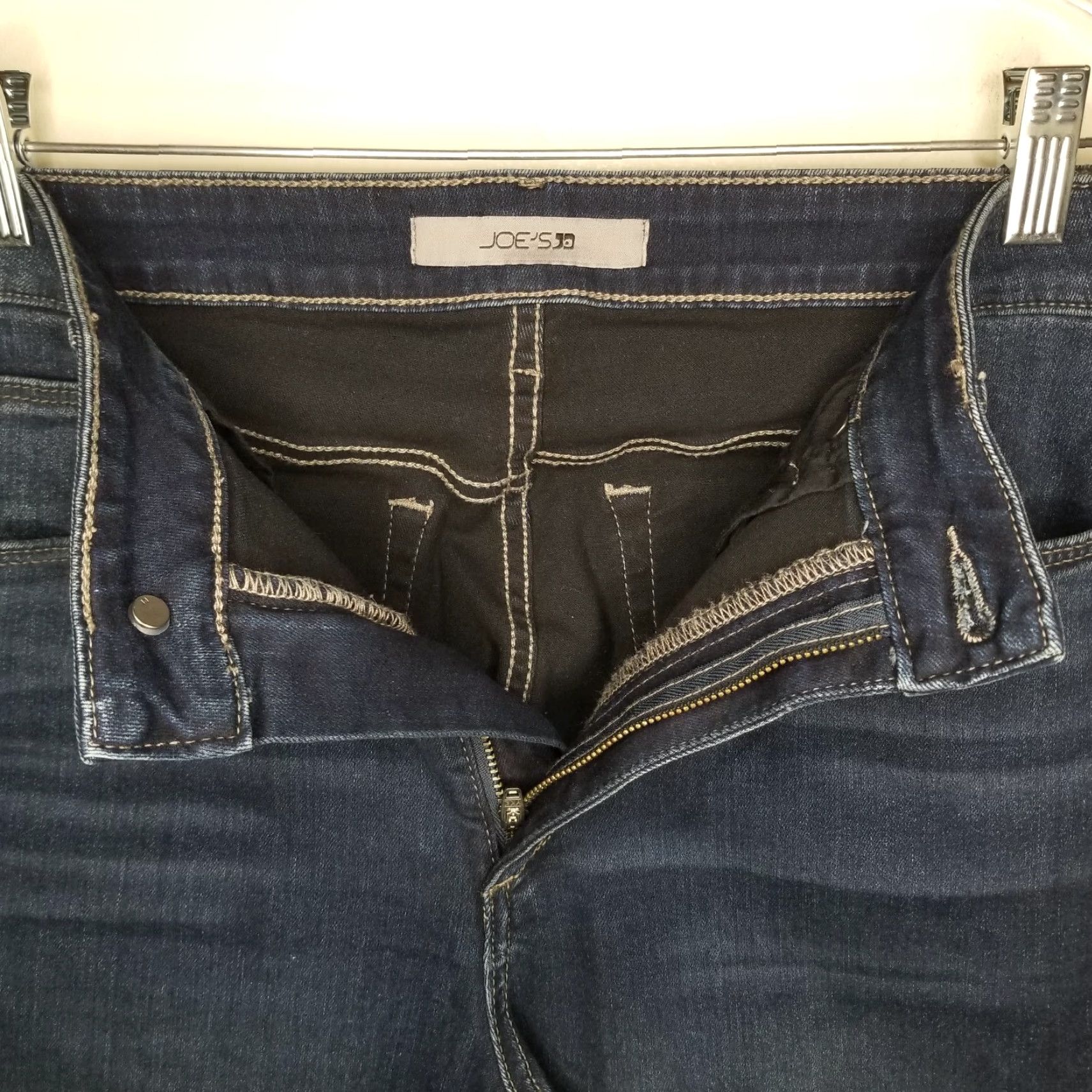 Vintage JOE'S VINTAGE Women's Straight Blue Stretchy Jeans Size 30 Regular Size 30" / US 8 / IT 44 - 3 Thumbnail