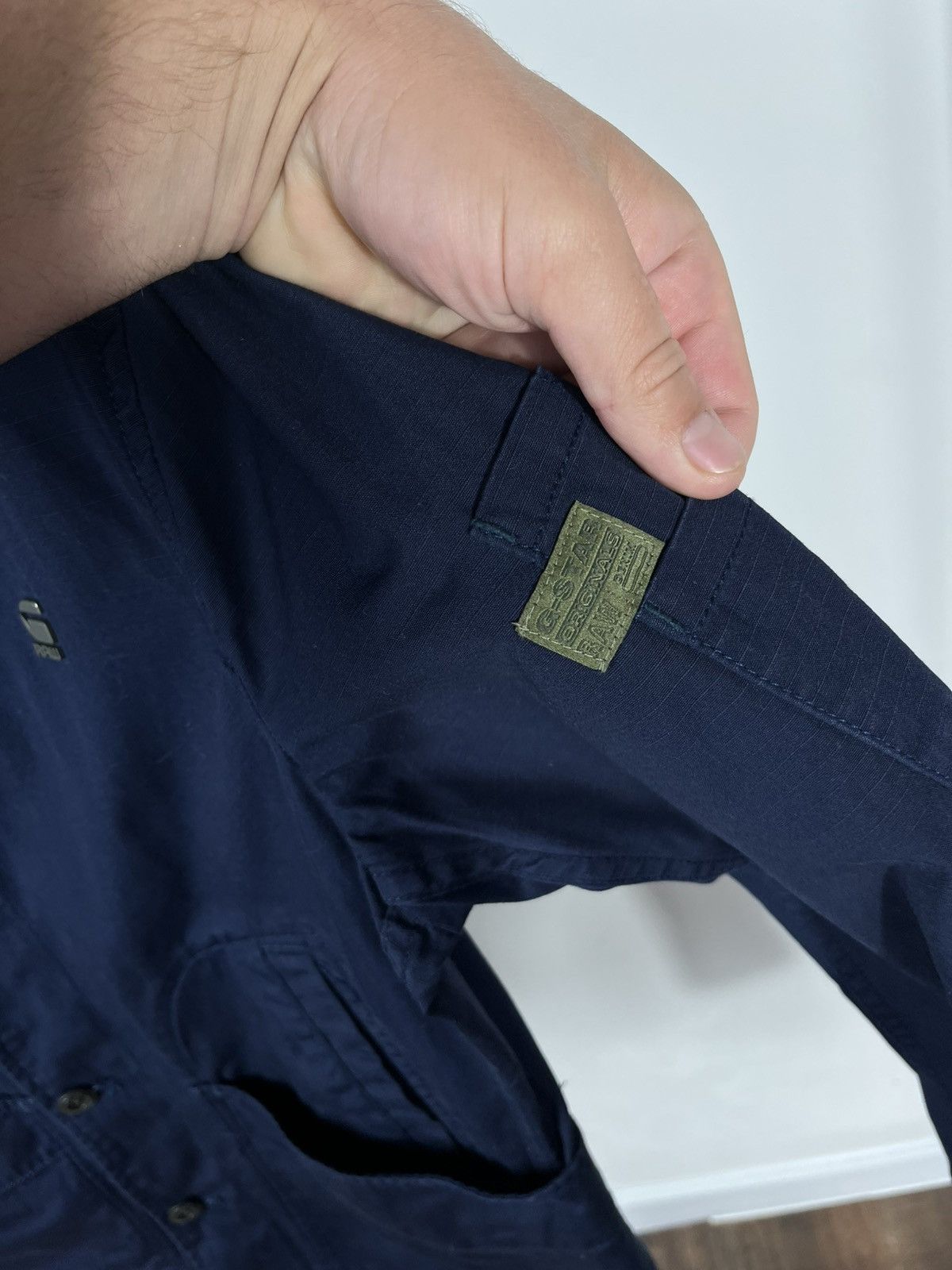 G-Star G-Star RAW Utility Worker Jacket M Navy Ripstop Stand Collar Size US M / EU 48-50 / 2 - 4 Thumbnail