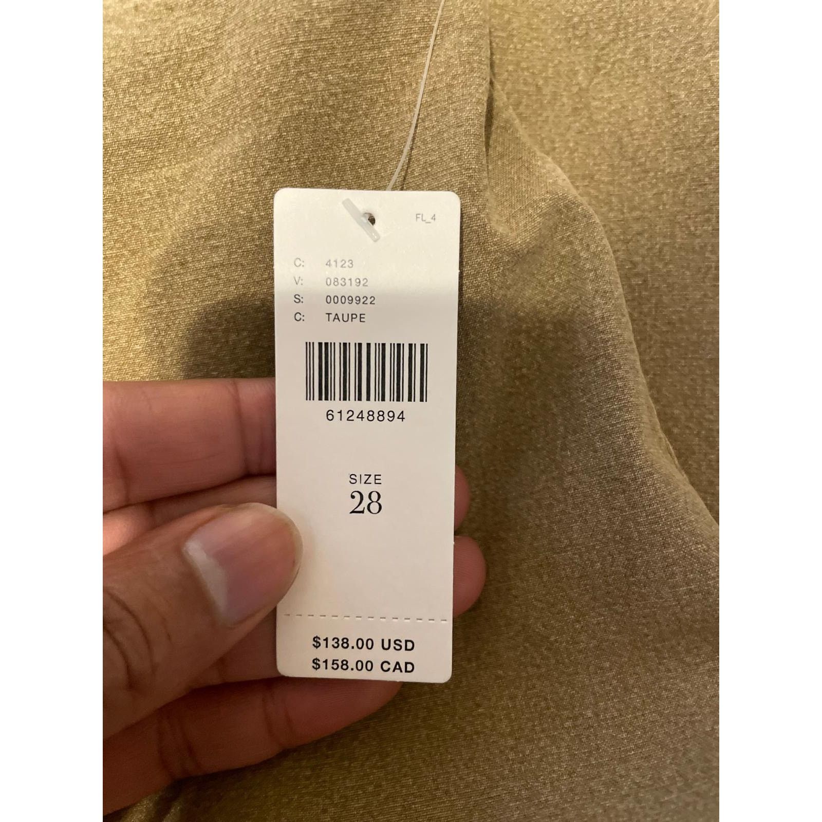 Anthropologie Anthropologie Pilcro - Cropped Wide-Leg / 28 / Taupe / NWT Size 28" / US 6 / IT 42 - 6 Thumbnail
