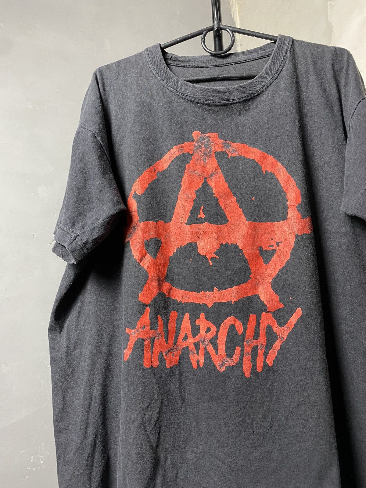 Band Tees × Vintage Vintage 90s ANARCHY BAND T SHIRT Size US L / EU 52-54 / 3 - 3 Thumbnail