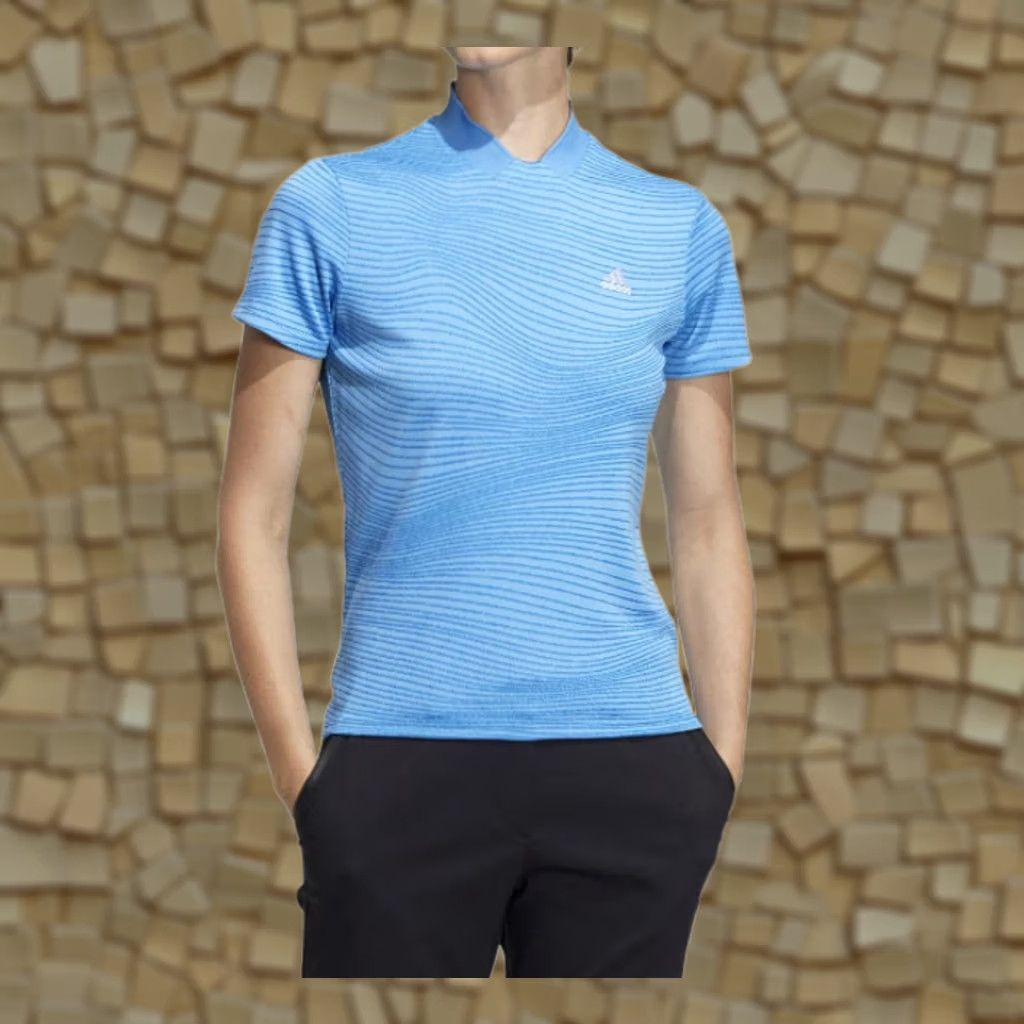 Adidas adidas Polo Shirt Blue Small Striped Short Sleeve Pullover Women Slim Regular Logo Capable Casual Shirt Womens Polo Small Blue adidas Size S / US 4 / IT 40 - 1 Thumbnail
