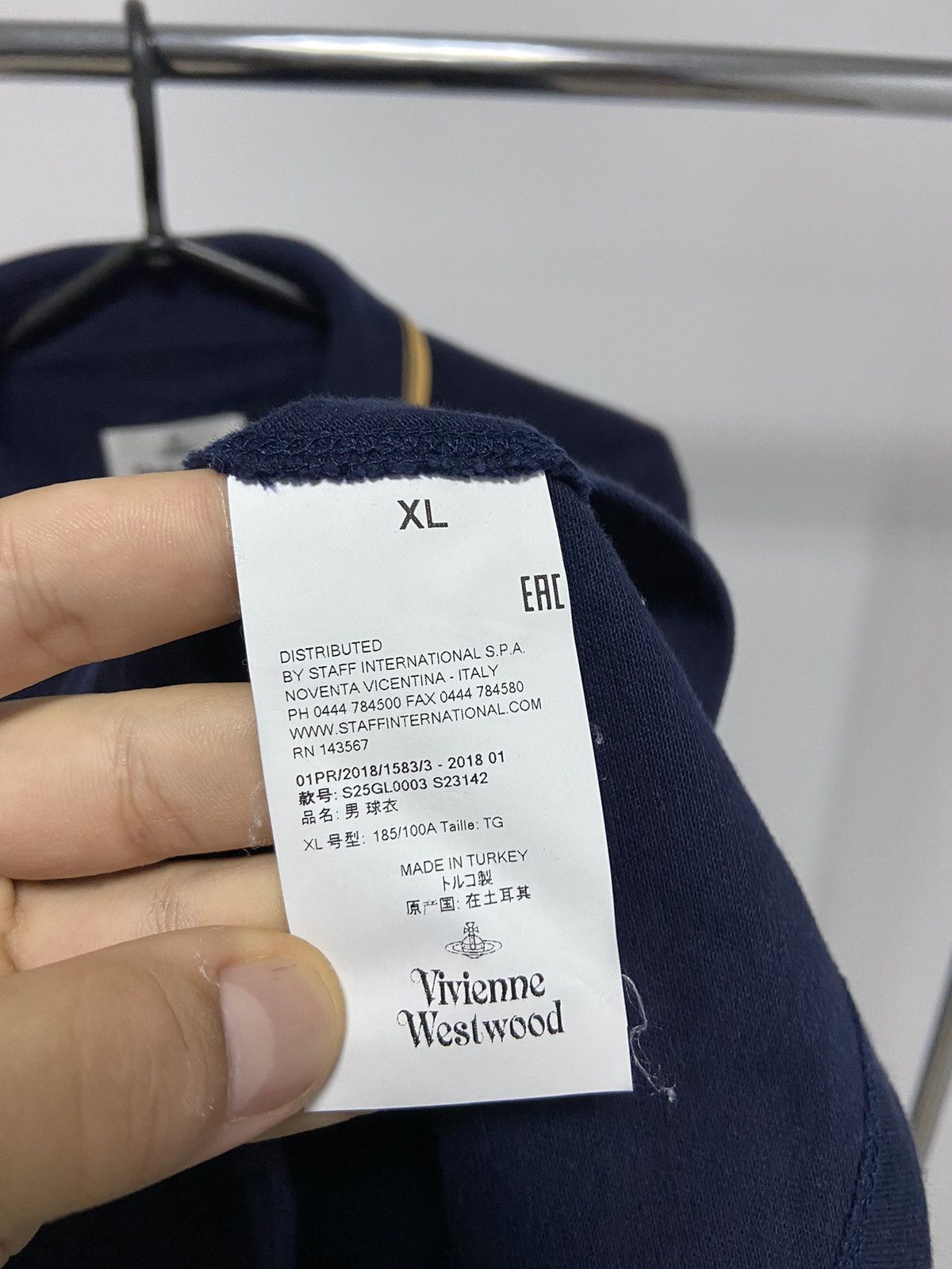 Vintage × Vivienne Westwood Vivienne Westwood Longsleeve Vintage Small Orb Logo Luxury Size US XL / EU 56 / 4 - 6 Thumbnail