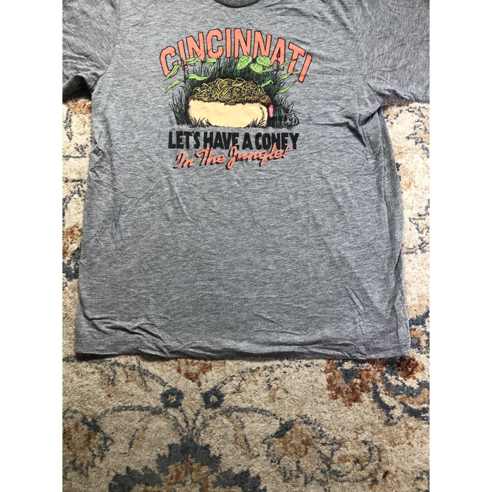 Vintage Homage Shirt Mens XL Gray Cincinnati Coney Graphic Tee Jungle Lets Have A Coney Size US XL / EU 56 / 4 - 5 Thumbnail