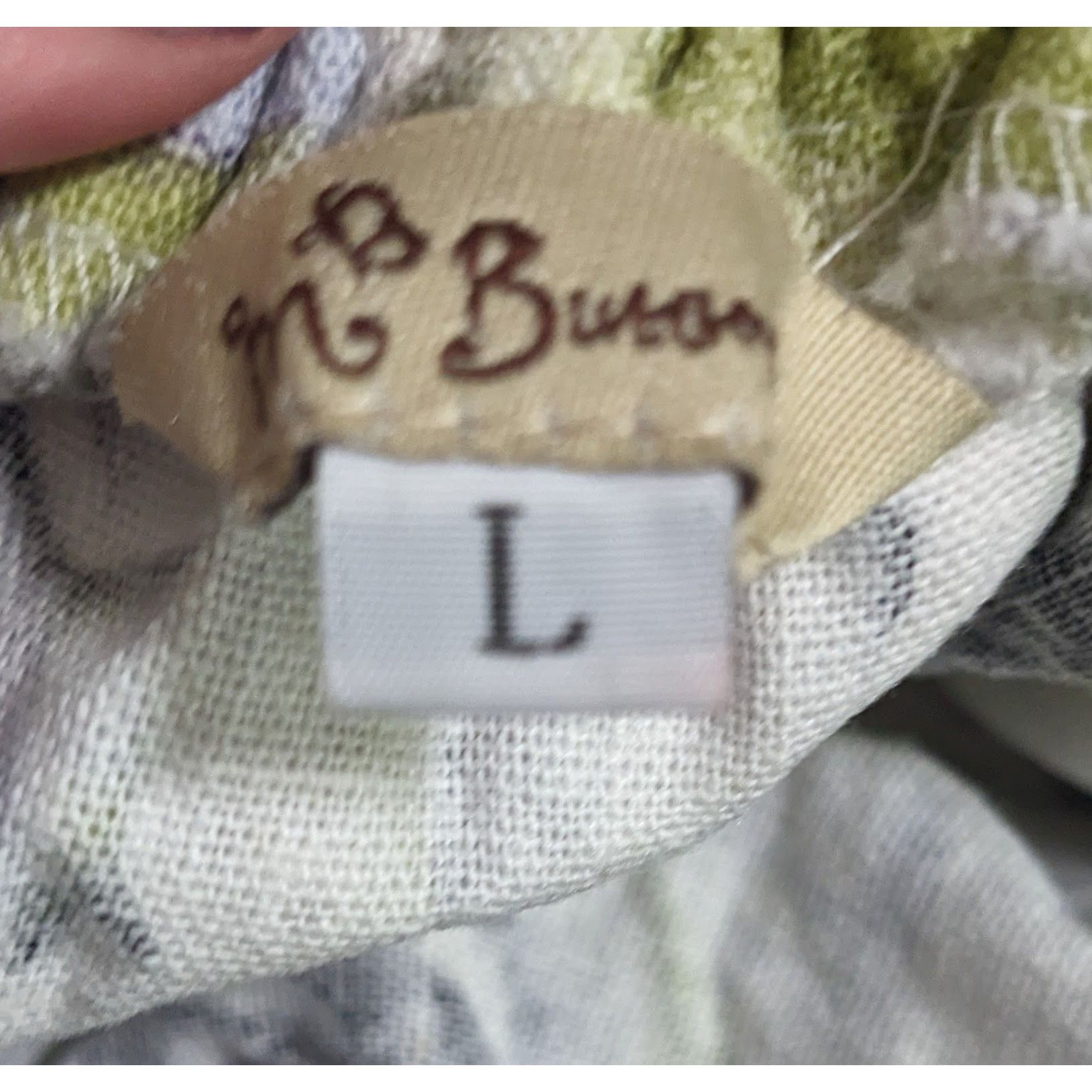 Other M Butterfly Cottagecore White And Green Floral Skirt Size 27" / US 4 / IT 40 - 4 Thumbnail