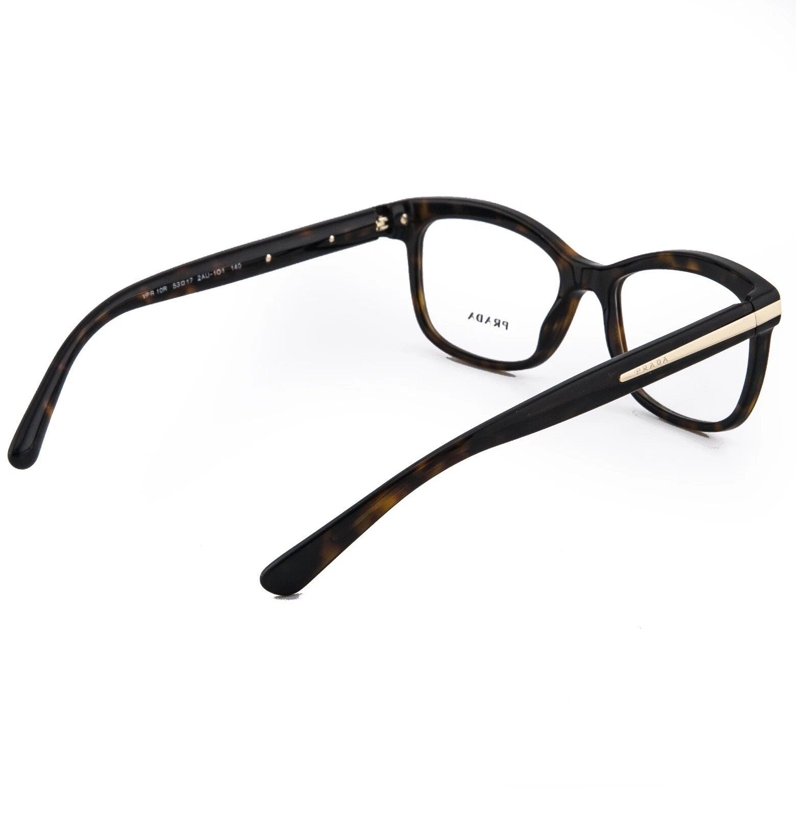 Prada PRADA JOURNAL PR10RV Brown Havana Eyeglasses Optical 10R Size ONE SIZE - 4 Thumbnail