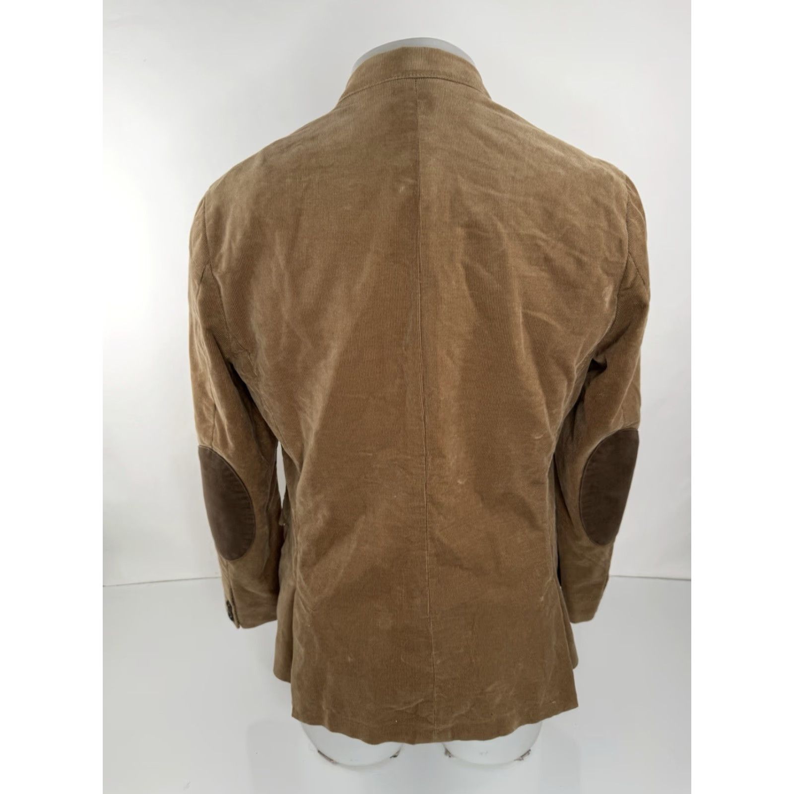 Gant GANT Cordster Rugger WOOL Blazer Jacket EXC Elbow Patch Sz. US 40 UK 50 Brown Corduroy Men Vintage? Size 40R - 3 Thumbnail
