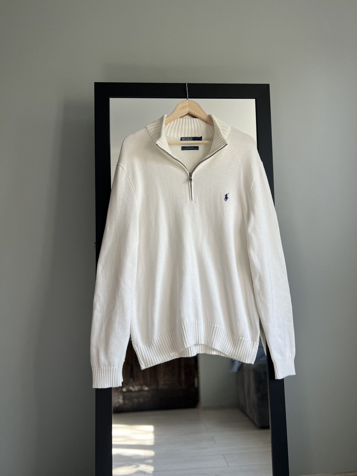 Ralph Lauren Polo Ralph Lauren Vintage 1/3 Zip Old Money Luxury Sweater Size US L / EU 52-54 / 3 - 3 Thumbnail