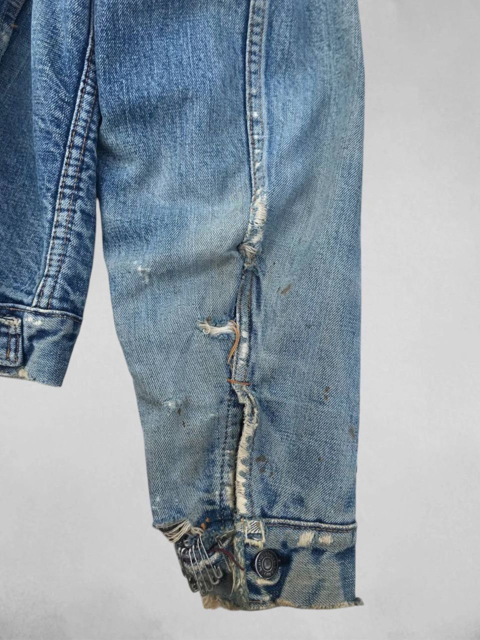 Levi's HOLY THRASH🔥 Vintage 60s/70s Levi’s Big E Blanket Lined Size US M / EU 48-50 / 2 - 16 Thumbnail