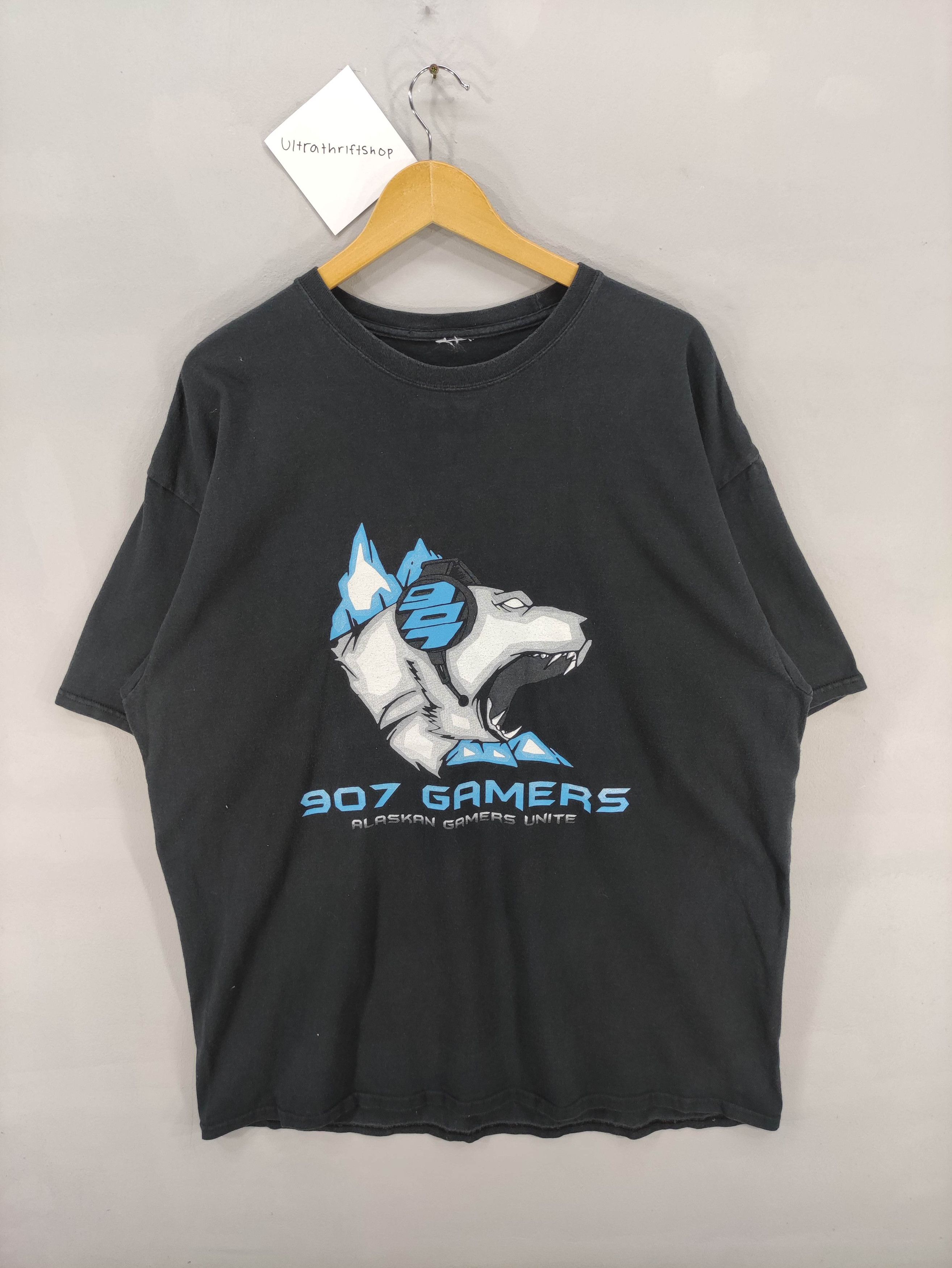 Japanese Brand Vintage Alaskan Gamers Unite Big Logo Tee Tshirt Size US XL / EU 56 / 4 - 1 Thumbnail