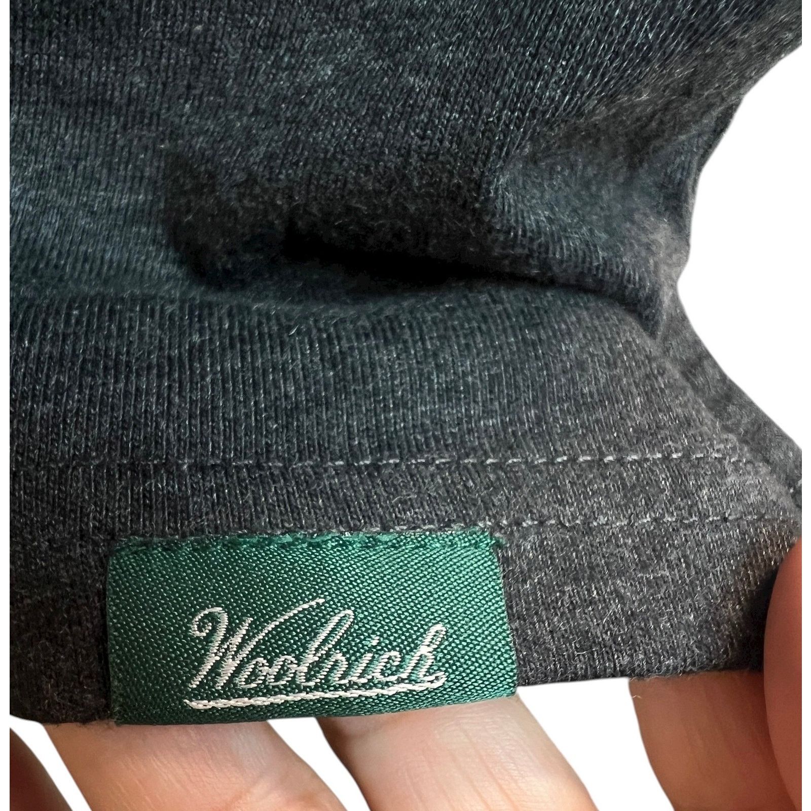 Woolrich Woolen Mills Woolrich Men's Long Sleeve Pocket T-Shirt Gray Medium Size US M / EU 48-50 / 2 - 4 Thumbnail