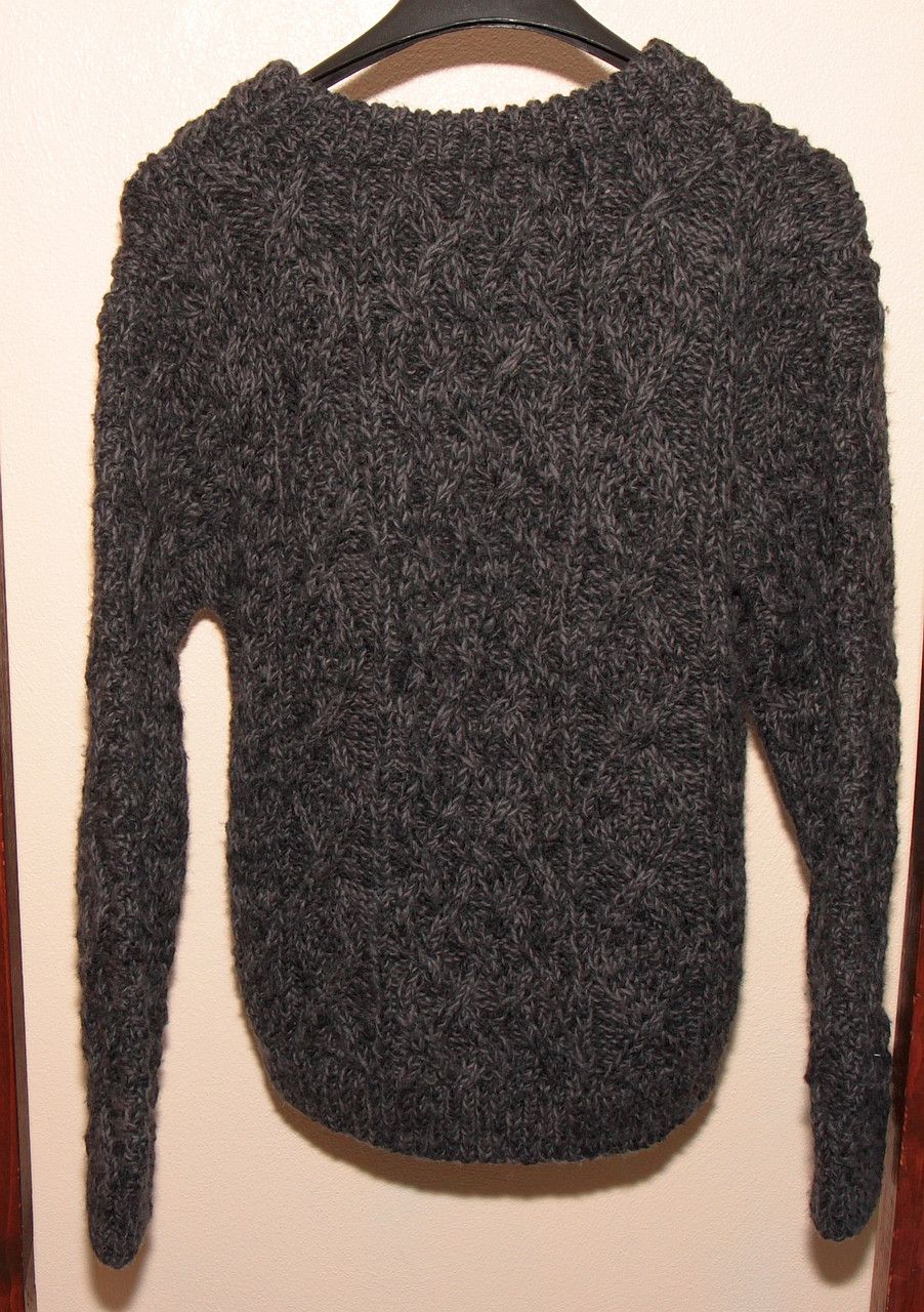 Pherrow's Low Gauge Cable Knit Sweater in Grey Size US M / EU 48-50 / 2 - 3 Thumbnail