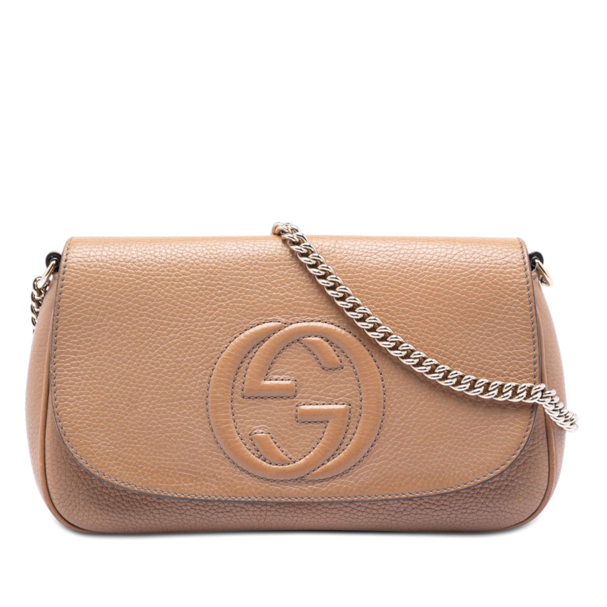 Gucci Medium Calfskin Soho Chain Flap Crossbody Size ONE SIZE - 1 Thumbnail