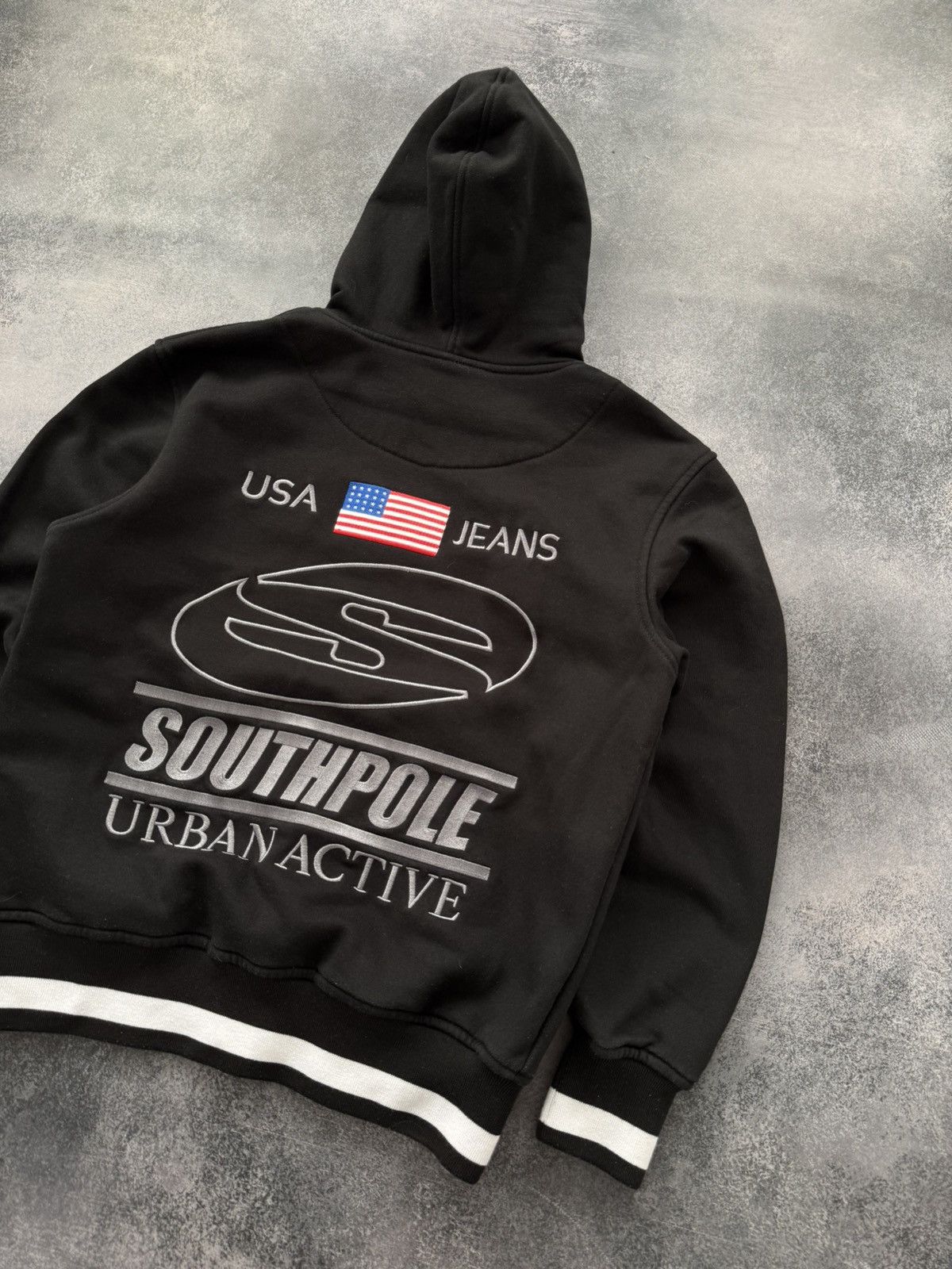 Southpole Southpole USA Embroidered Logo Hoodie Vintage Size US S / EU 44-46 / 1 - 3 Thumbnail