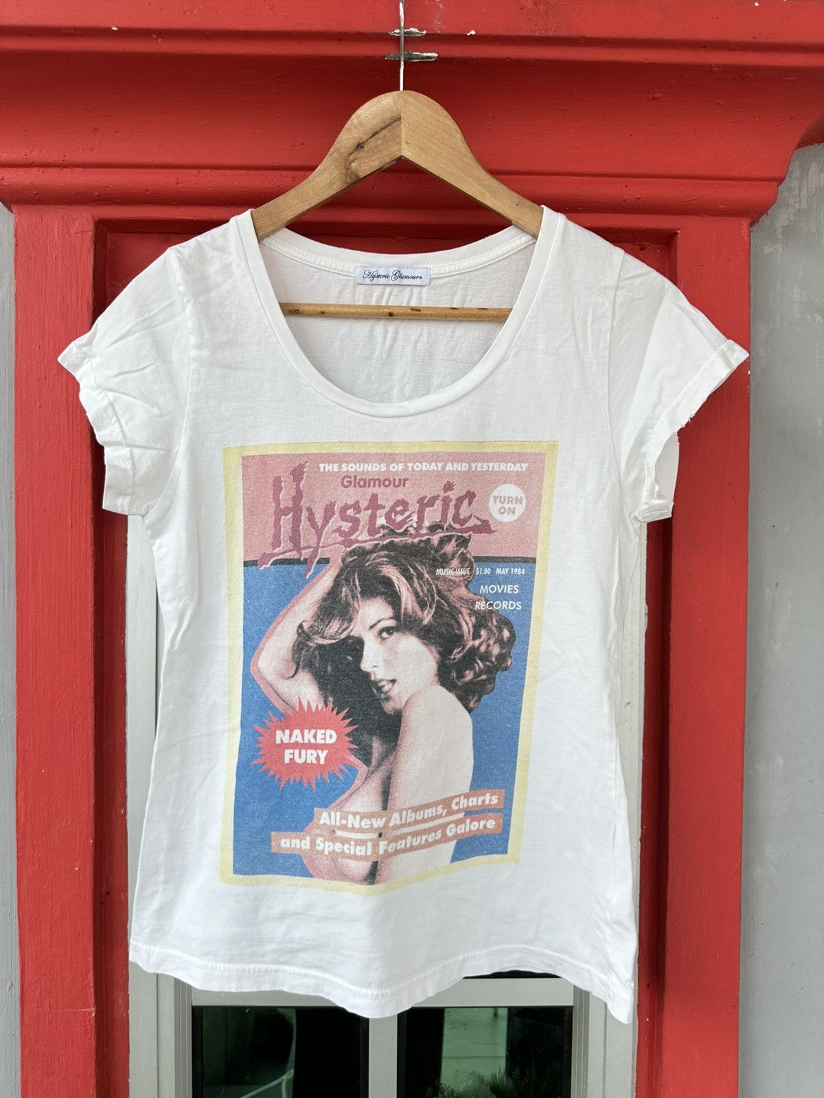 Hysteric Glamour Hysteric Glamour Naked Fury Destressed Look Tee Size M / US 6-8 / IT 42-44 - 1 Thumbnail