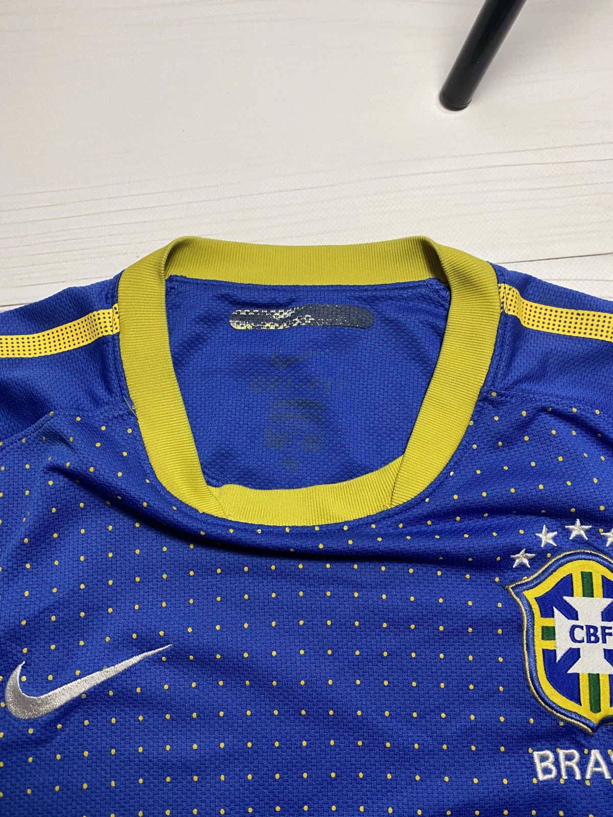 Nike Vintage Nike Brazil 2010 Away football y2k t shirt jersey Size US M / EU 48-50 / 2 - 3 Thumbnail