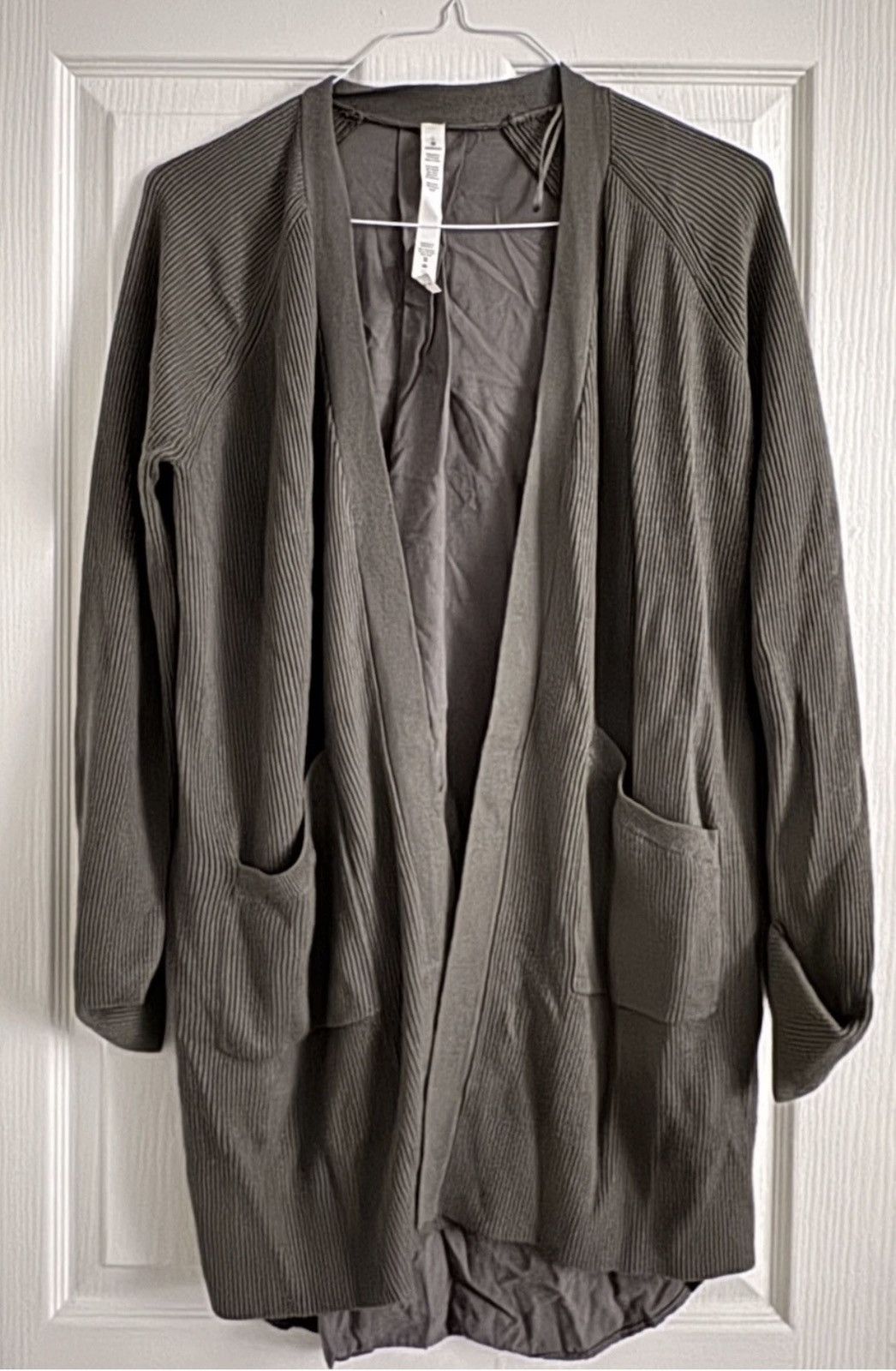 Lululemon Lululemon Open Front Long Cardigan Women's Size 6 Sage Green Size M / US 6-8 / IT 42-44 - 2 Thumbnail