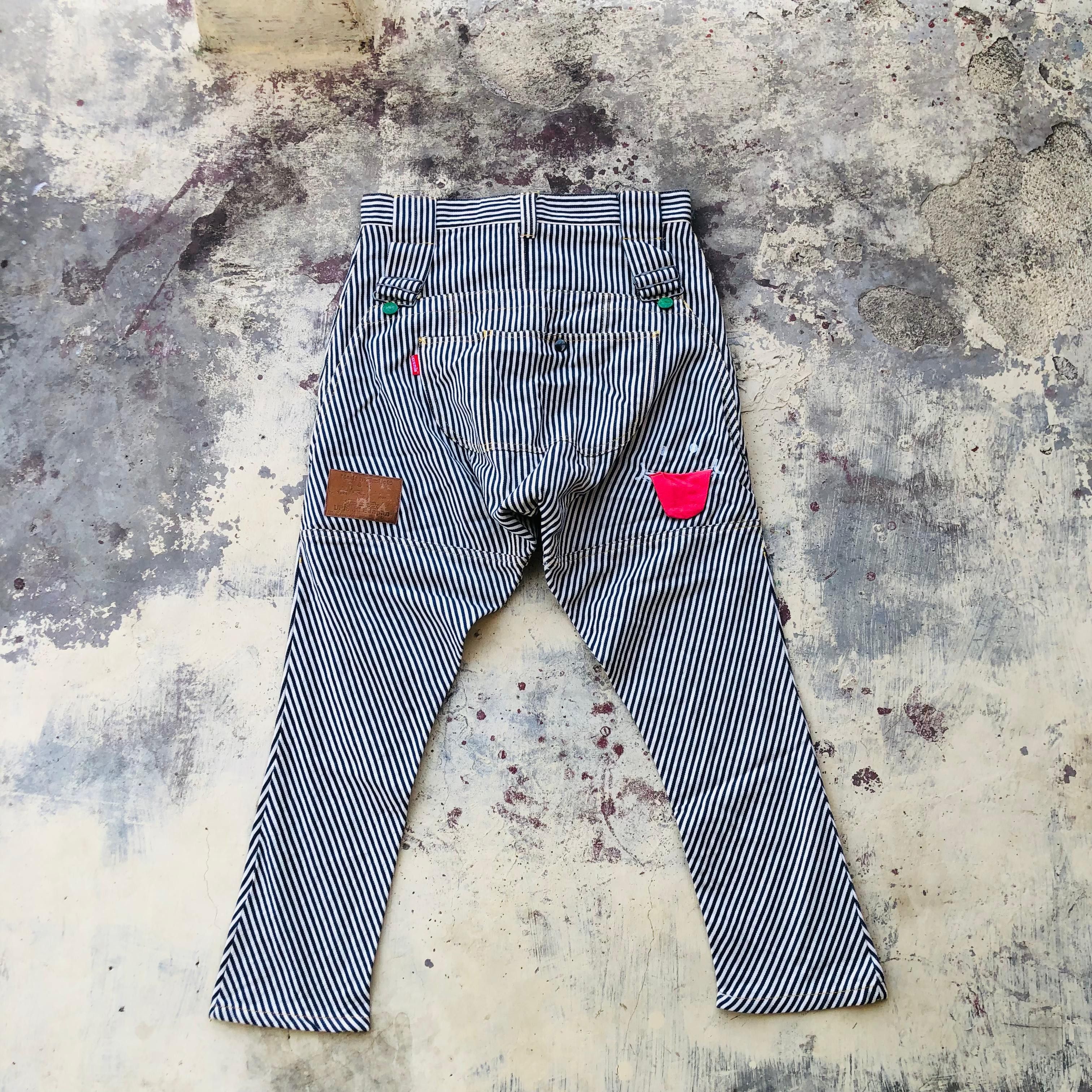 Japanese Brand Hickory pants up smile japan Size US 31 - 2 Thumbnail