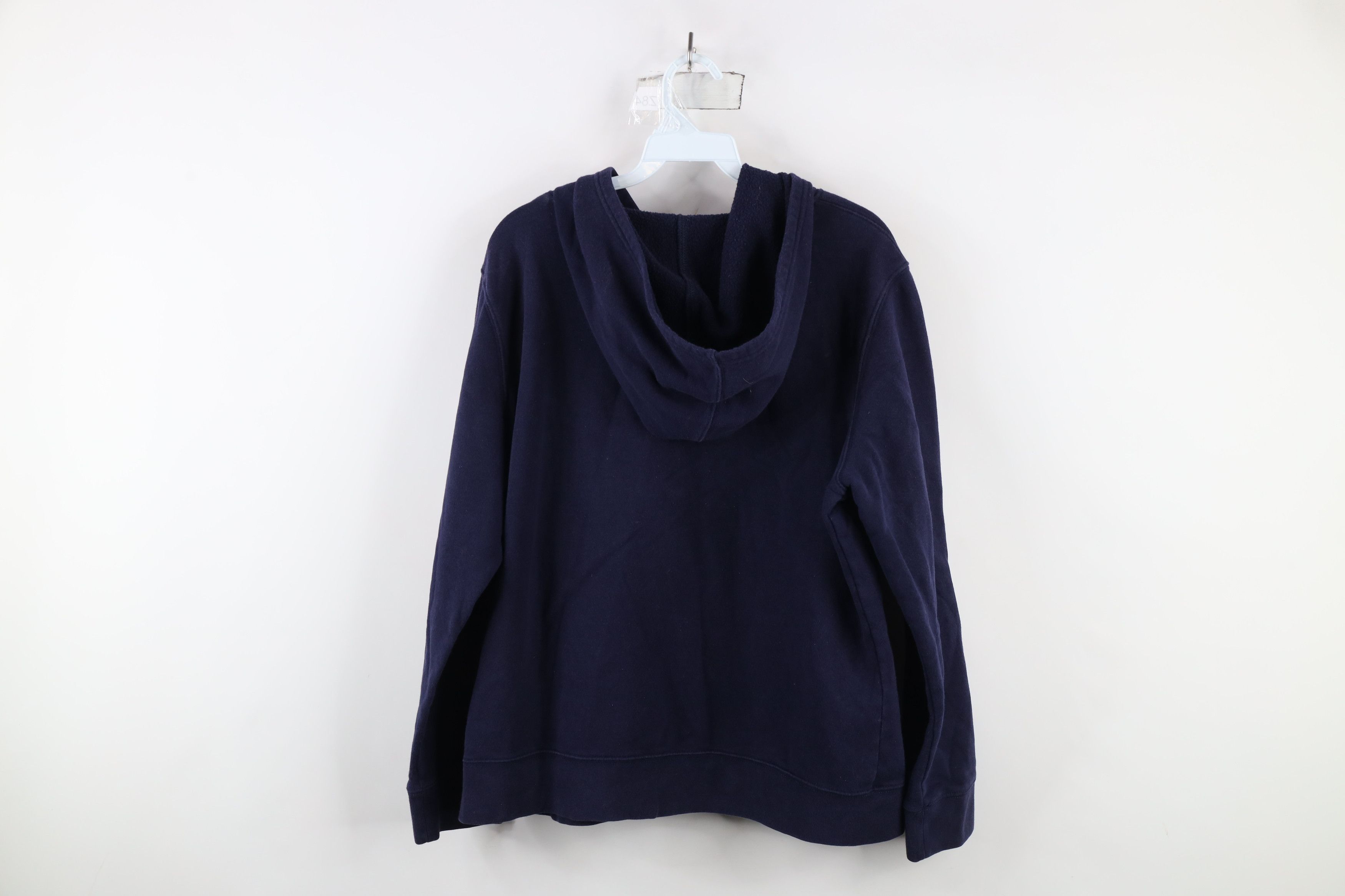 Gap × Vintage Vintage Gap Spell Block Letter Hoodie Sweatshirt Navy Blue Size XL / US 12-14 / IT 48-50 - 9 Thumbnail