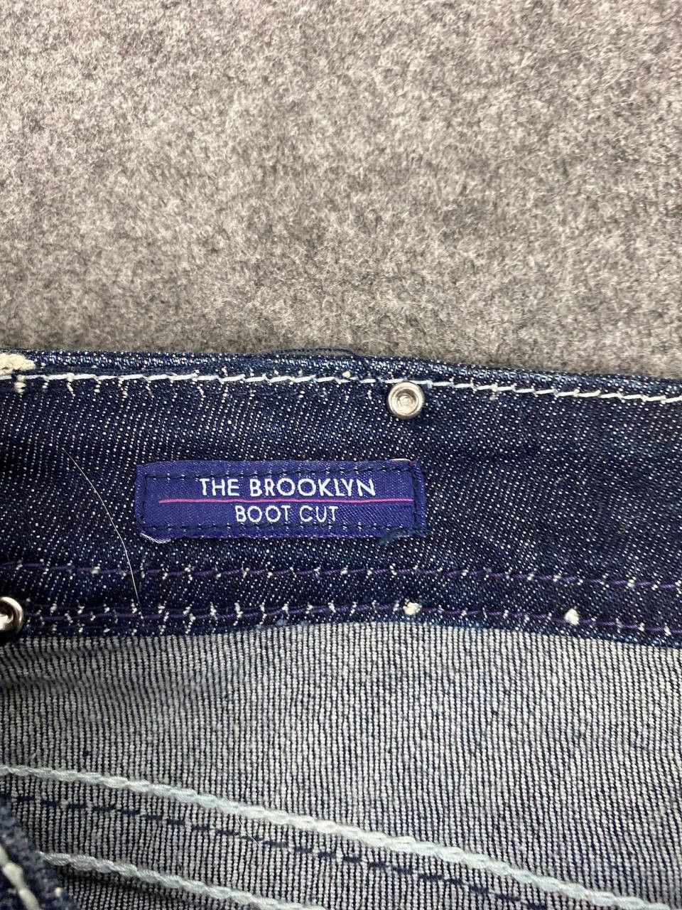 Japanese Brand vigoss bootcut flare distressed style denim Size 35" - 14 Thumbnail