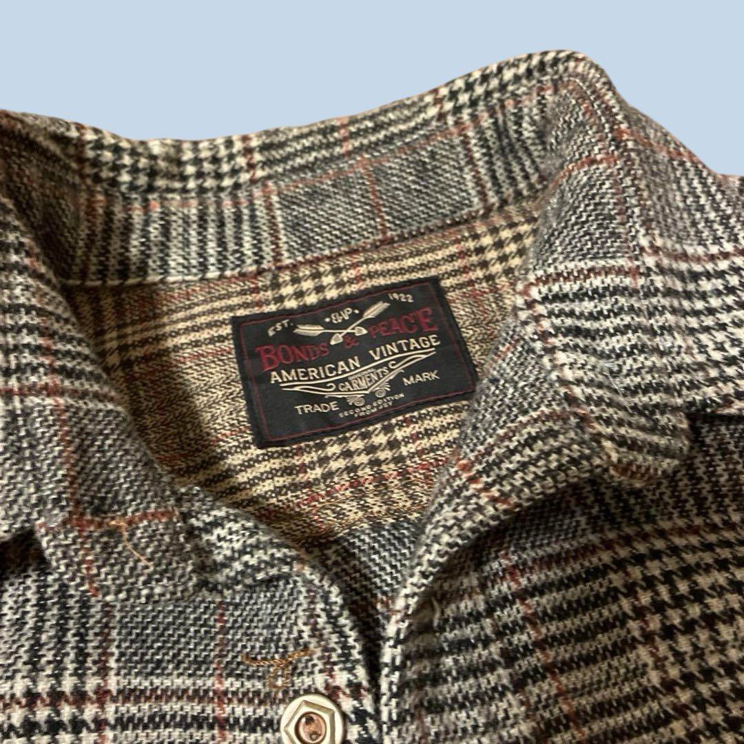 Flannel × Japanese Brand Japanese brand Bonds & Peace checkerd distressed flannel Size US M / EU 48-50 / 2 - 4 Thumbnail