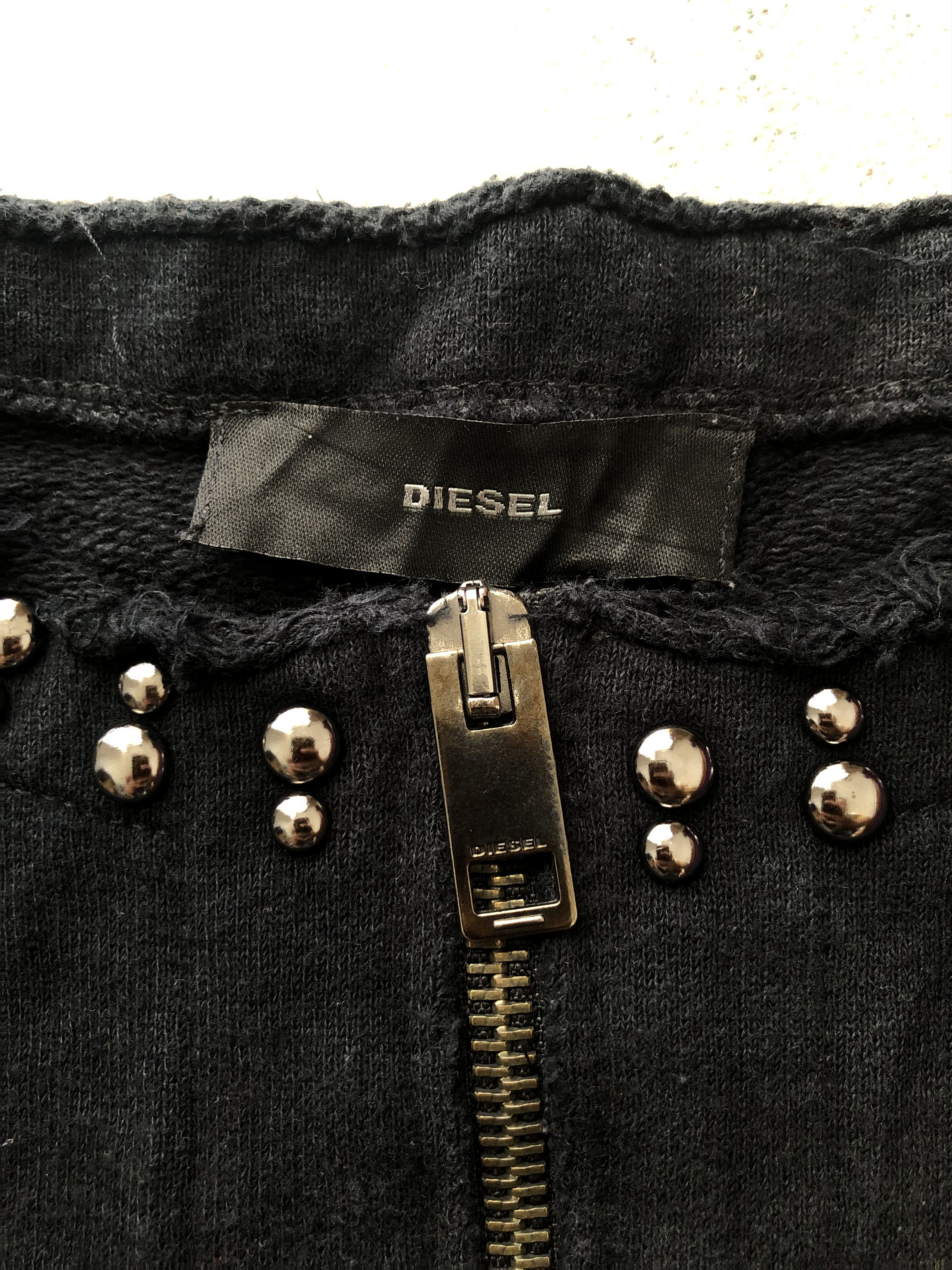 Diesel × Vintage Diesel Dress Black Studded Style Size M / US 6-8 / IT 42-44 - 4 Thumbnail