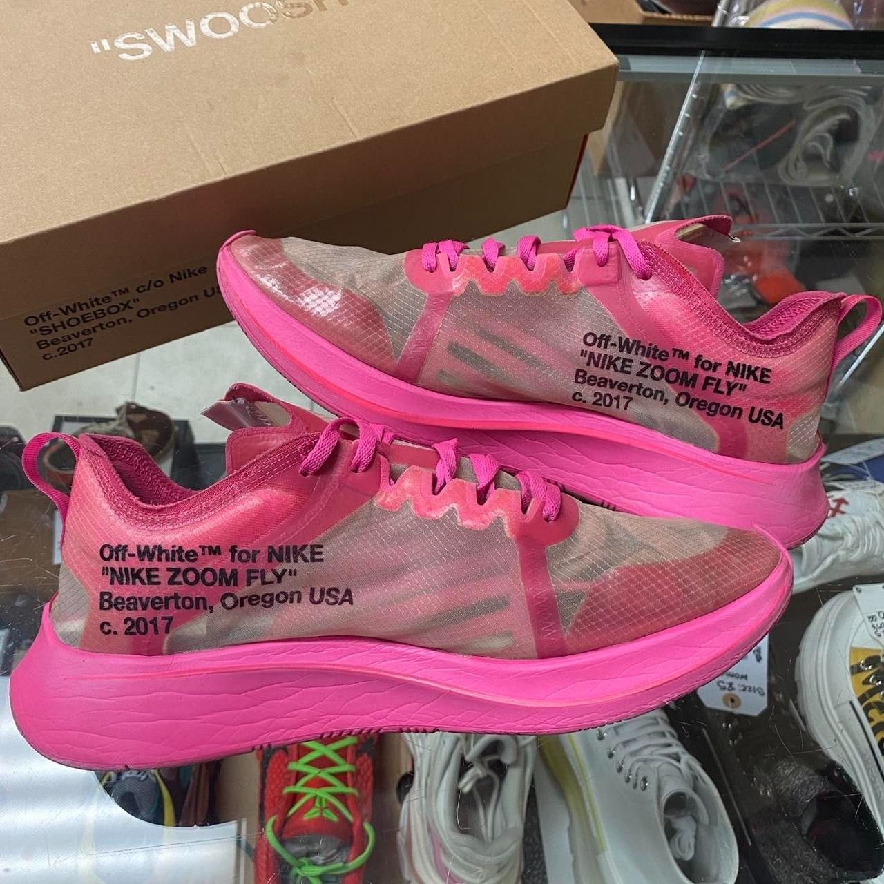 Nike Nike Off White Zoom Fly Size US 10 / EU 43 - 3 Thumbnail