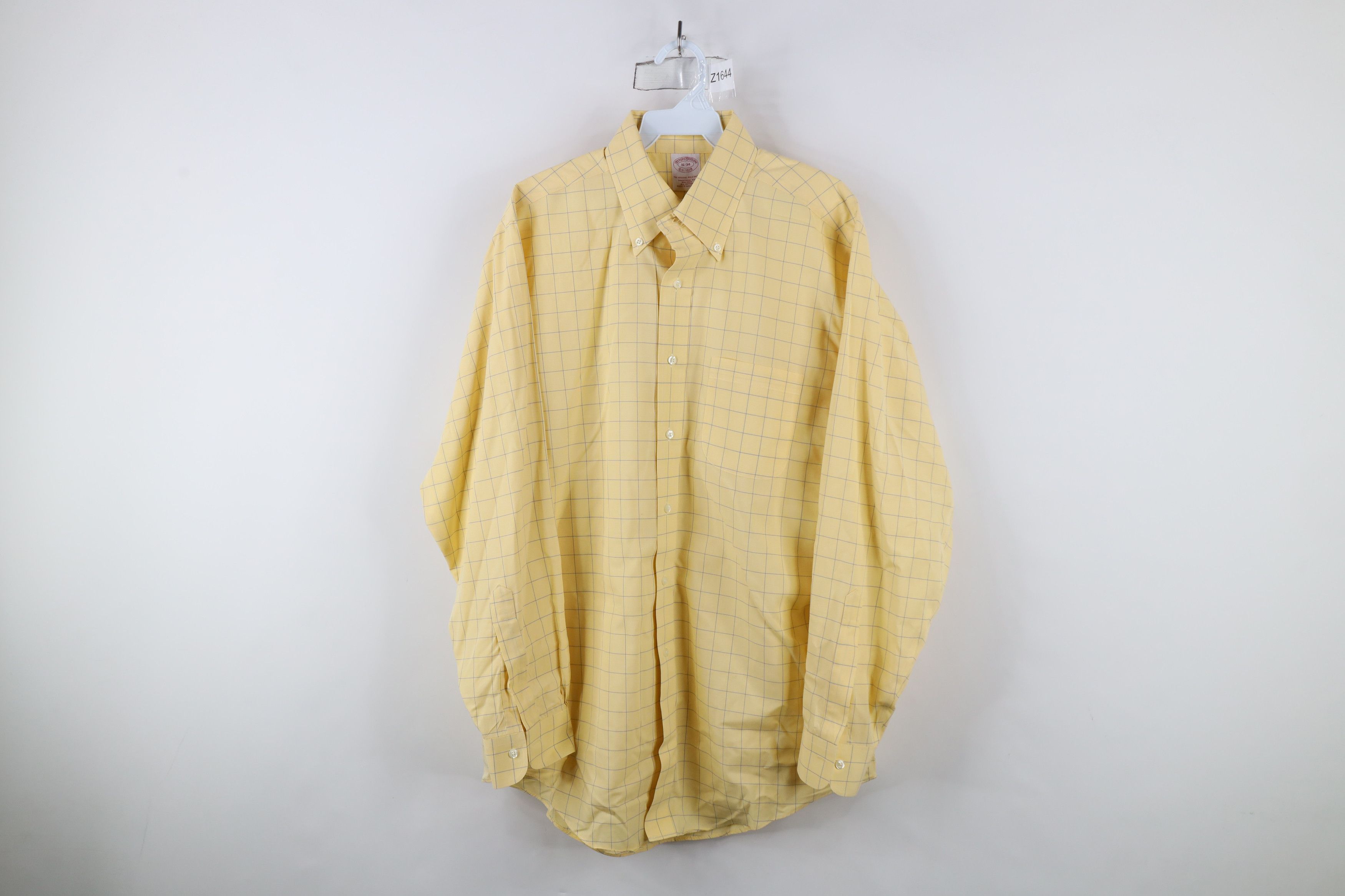 Brooks Brothers × Vintage Vintage 90s Brooks Brothers Cotton Button Down Shirt Size US M / EU 48-50 / 2 - 1 Thumbnail