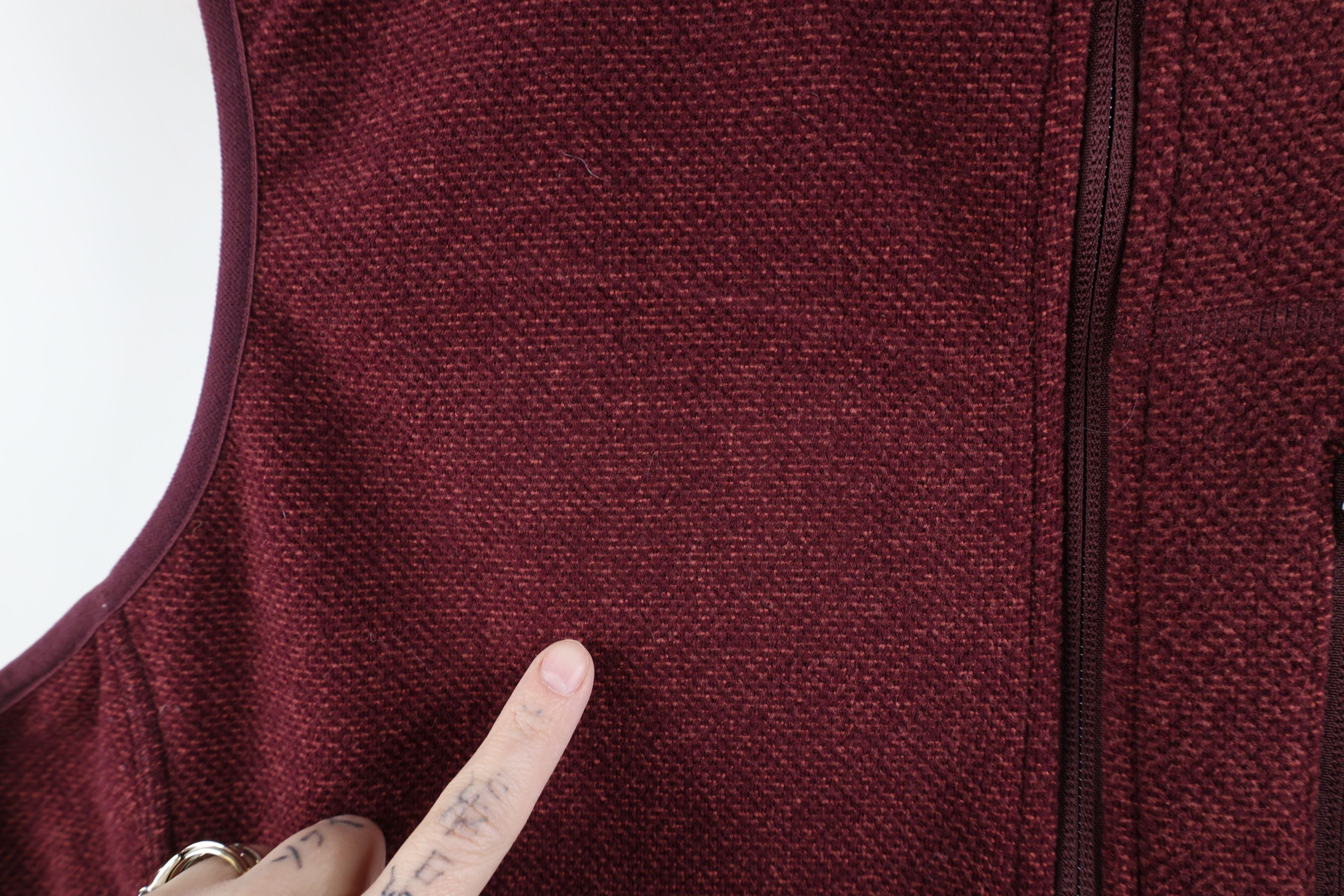 Duluth Trading Company × Vintage Duluth Trading Co Fleece Full Zip Vest Jacket Burgundy Red Size US XL / EU 56 / 4 - 4 Thumbnail