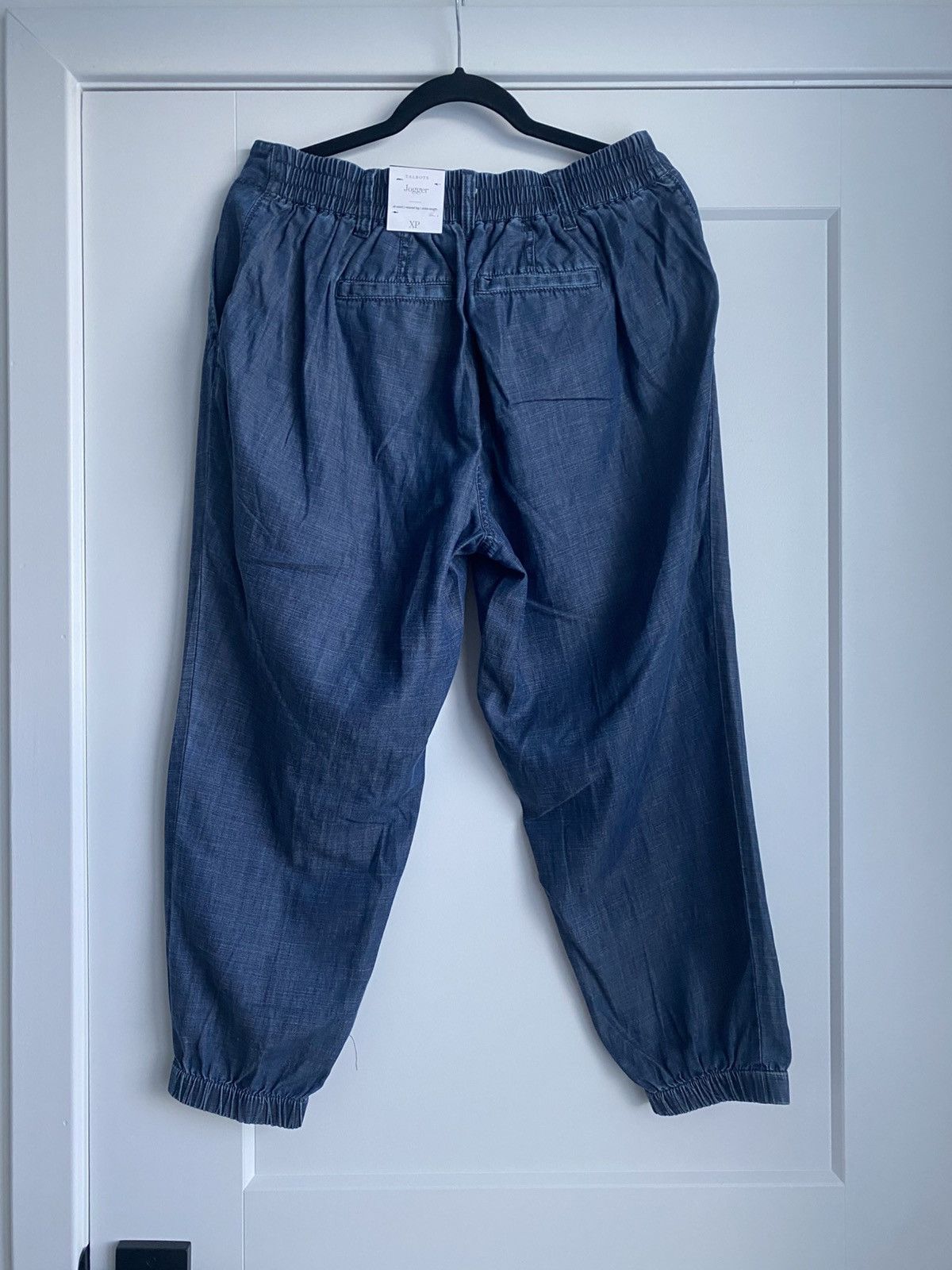 Talbots NWT Talbots Jogger Pants Women Xp Elastic band Linen Blend Size 27" / US 4 / IT 40 - 7 Thumbnail