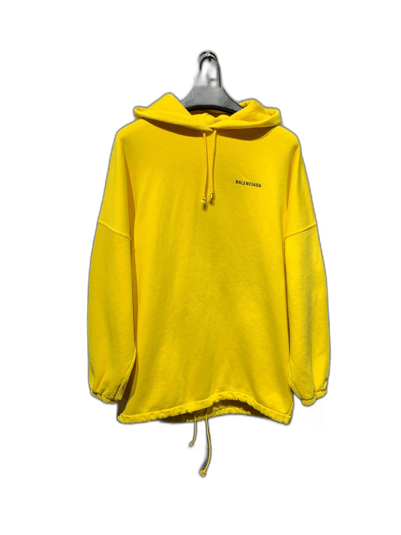 Balenciaga Balenciaga Yellow Hooded Sweatshirt Size Xs-2506 Size XS / US 0-2 / IT 36-38 - 1 Thumbnail