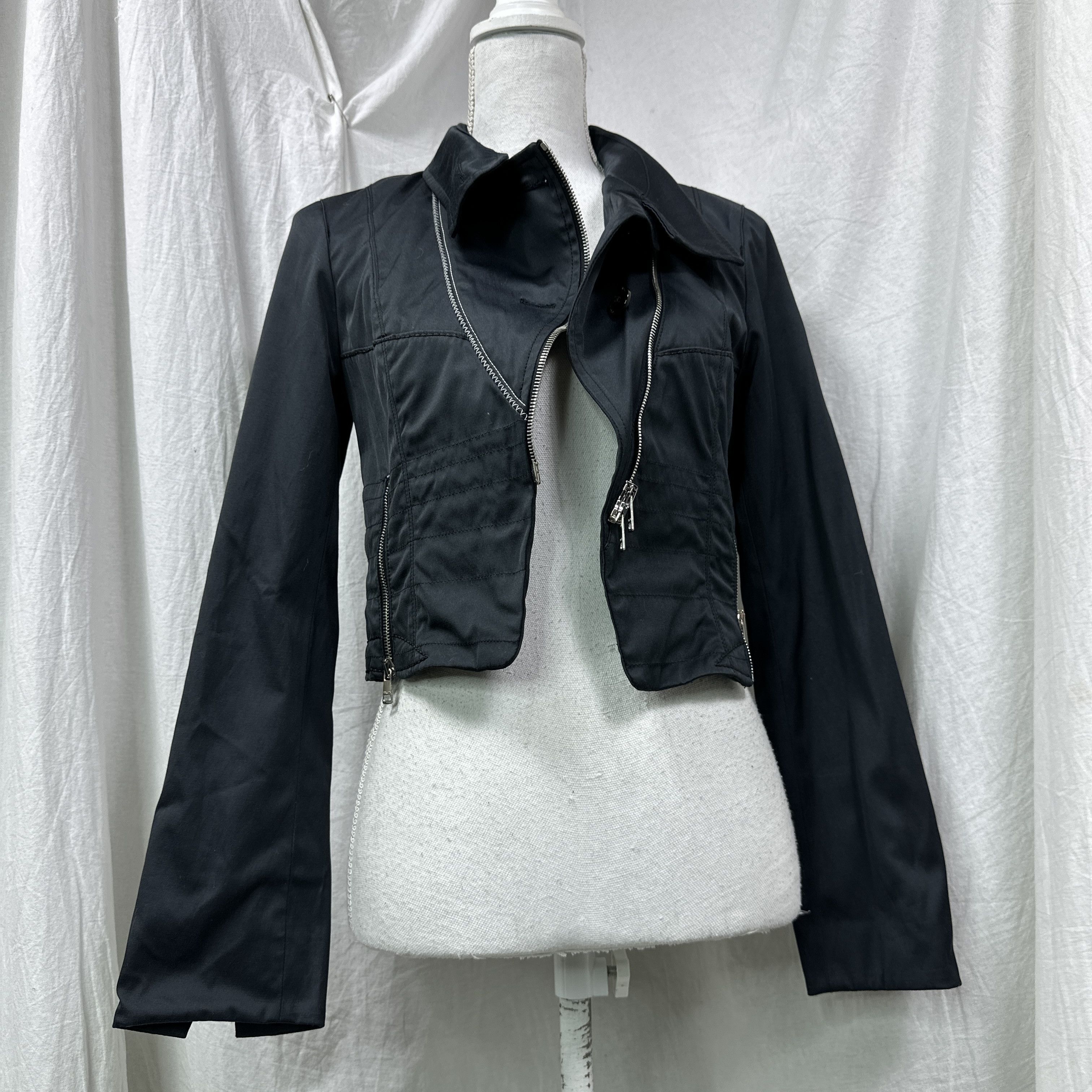 Vintage Vintage Marc Cain Multi Zip Asymmetrical Jacket Y2K Size S / US 4 / IT 40 - 8 Thumbnail