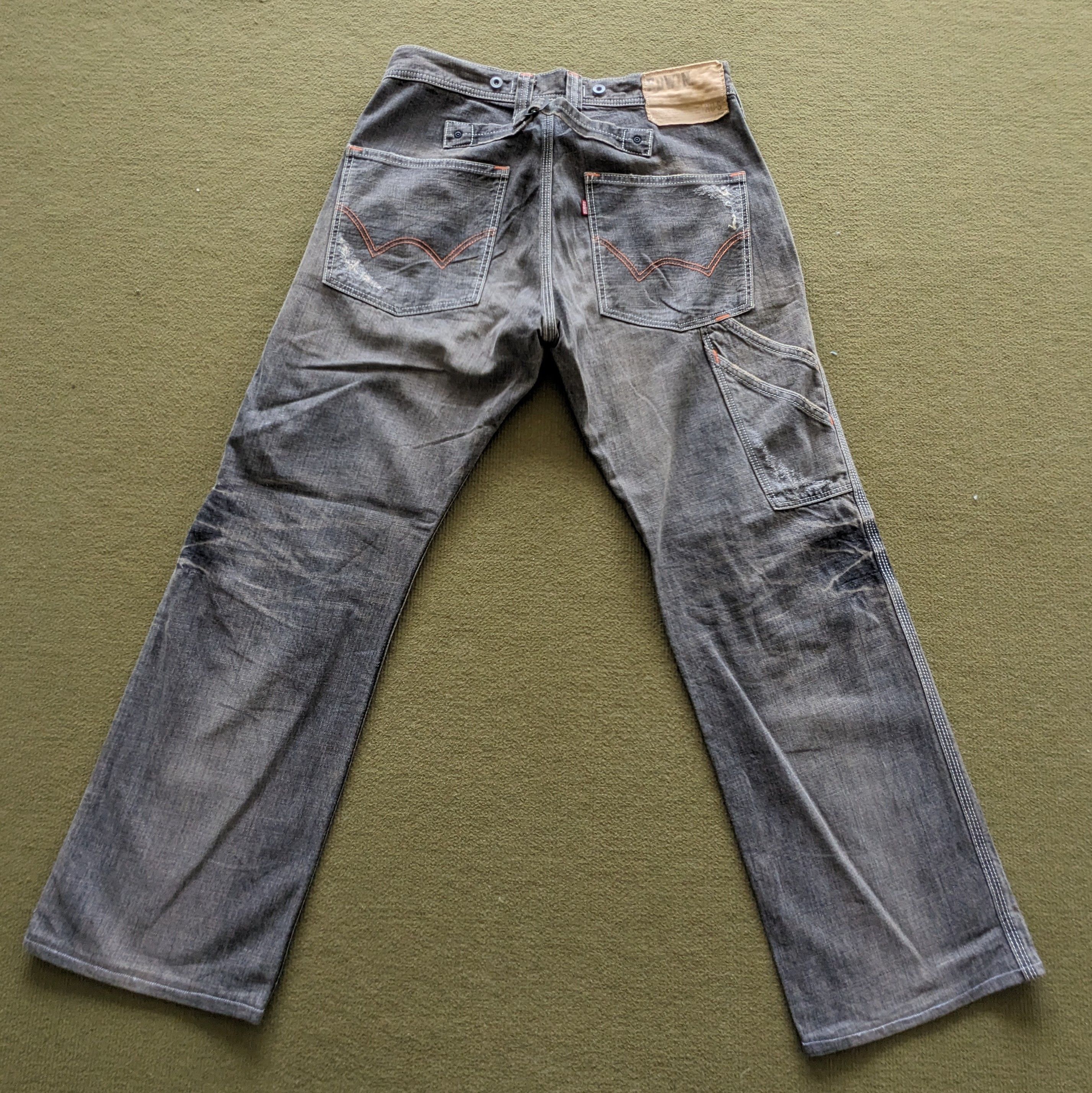 Edwin Vintage EDWIN American Streetwear Brand Jeans Size US 33 - 3 Thumbnail