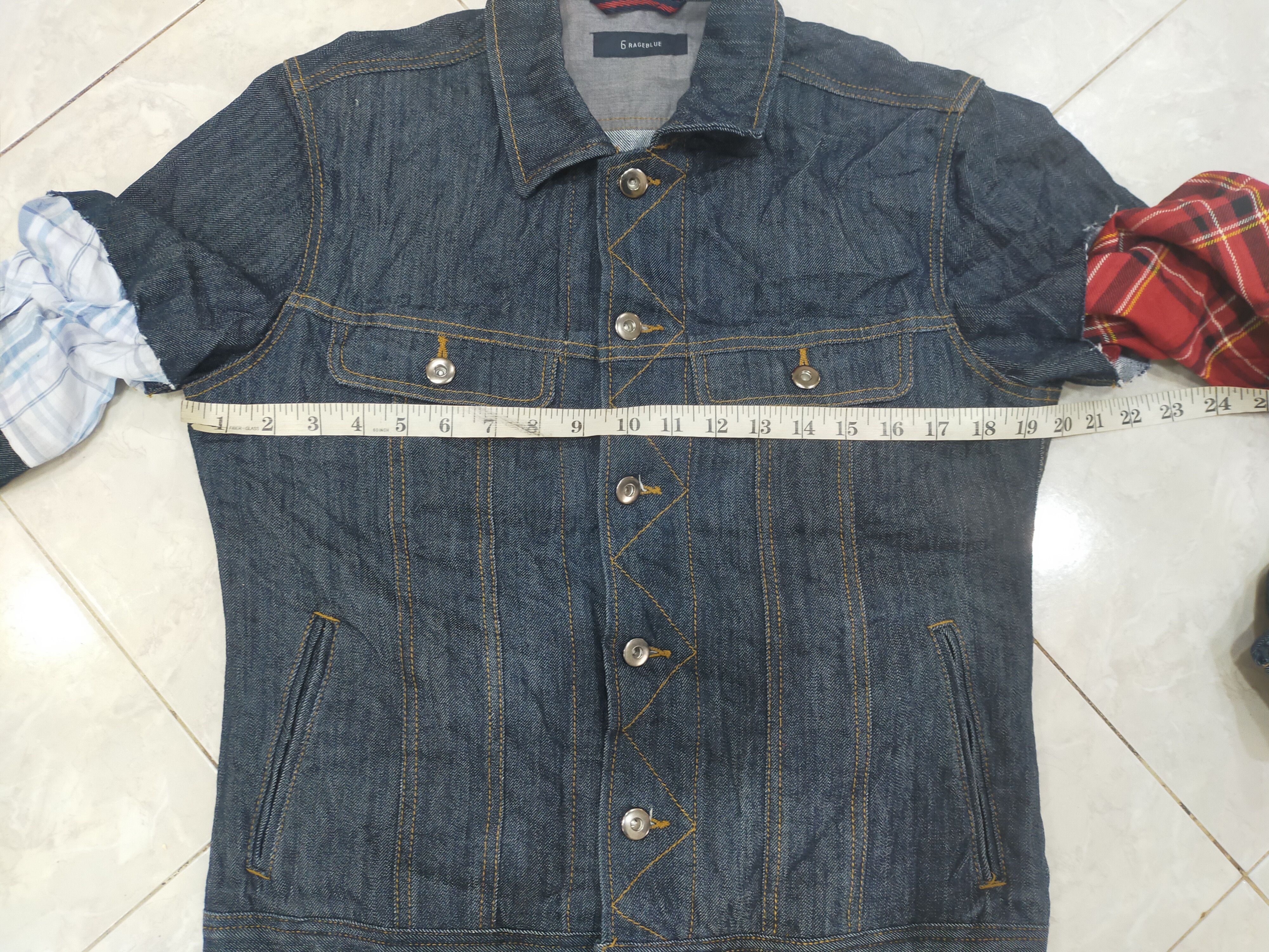 Japanese Brand × RAGEBLUE Rageblue Denim Jacket Size US S / EU 44-46 / 1 - 18 Thumbnail