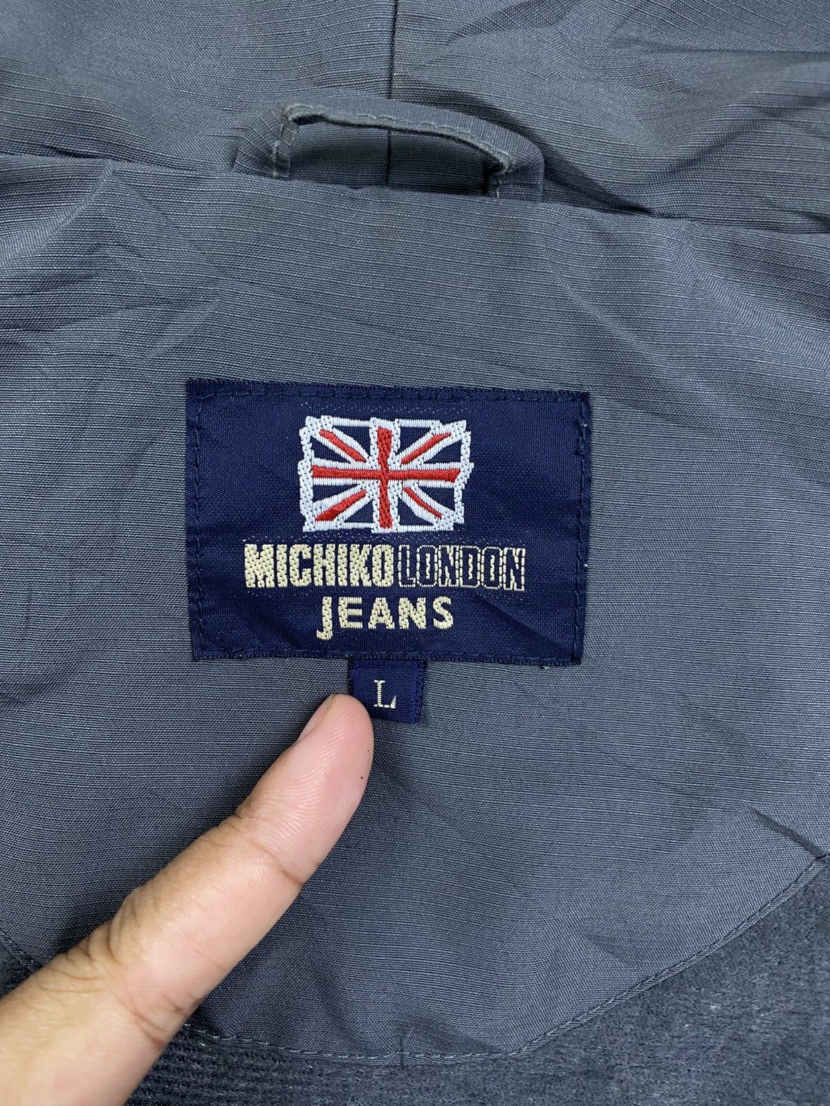 Japanese Brand × Michiko Koshino London × Vintage Vintage Michiko London Fullzip Hoodie Jacket Size US M / EU 48-50 / 2 - 13 Thumbnail