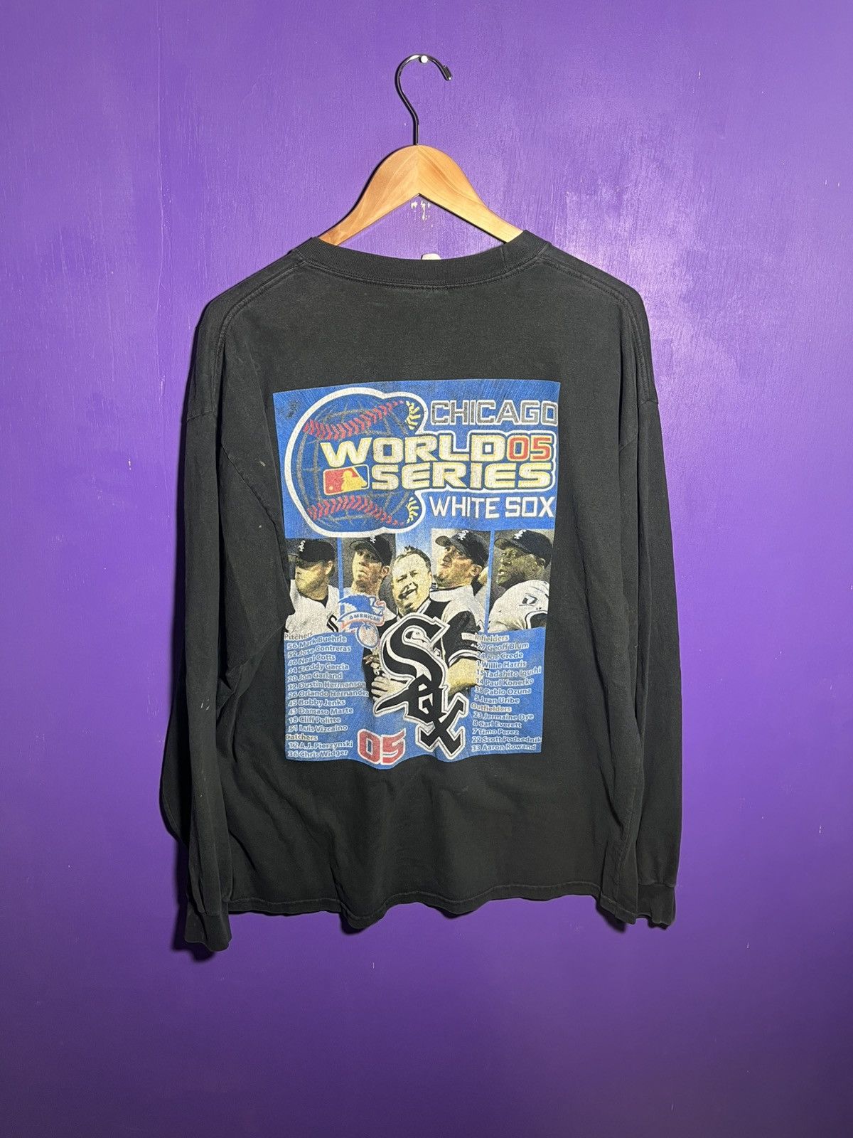 MLB Vintage 2005 Chicago White Sox World Series rap tee Size US XL / EU 56 / 4 - 2 Thumbnail