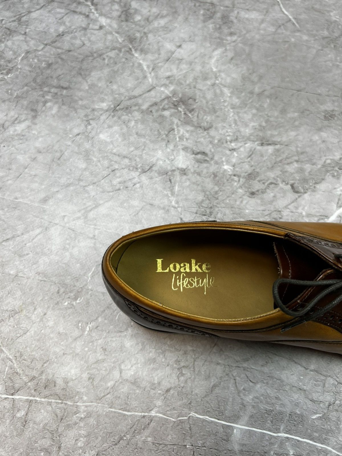 Loake Loake Lifestyle Leather Oxford Brogue Shoes Men's Size US 11.5 / EU 44-45 - 11 Thumbnail
