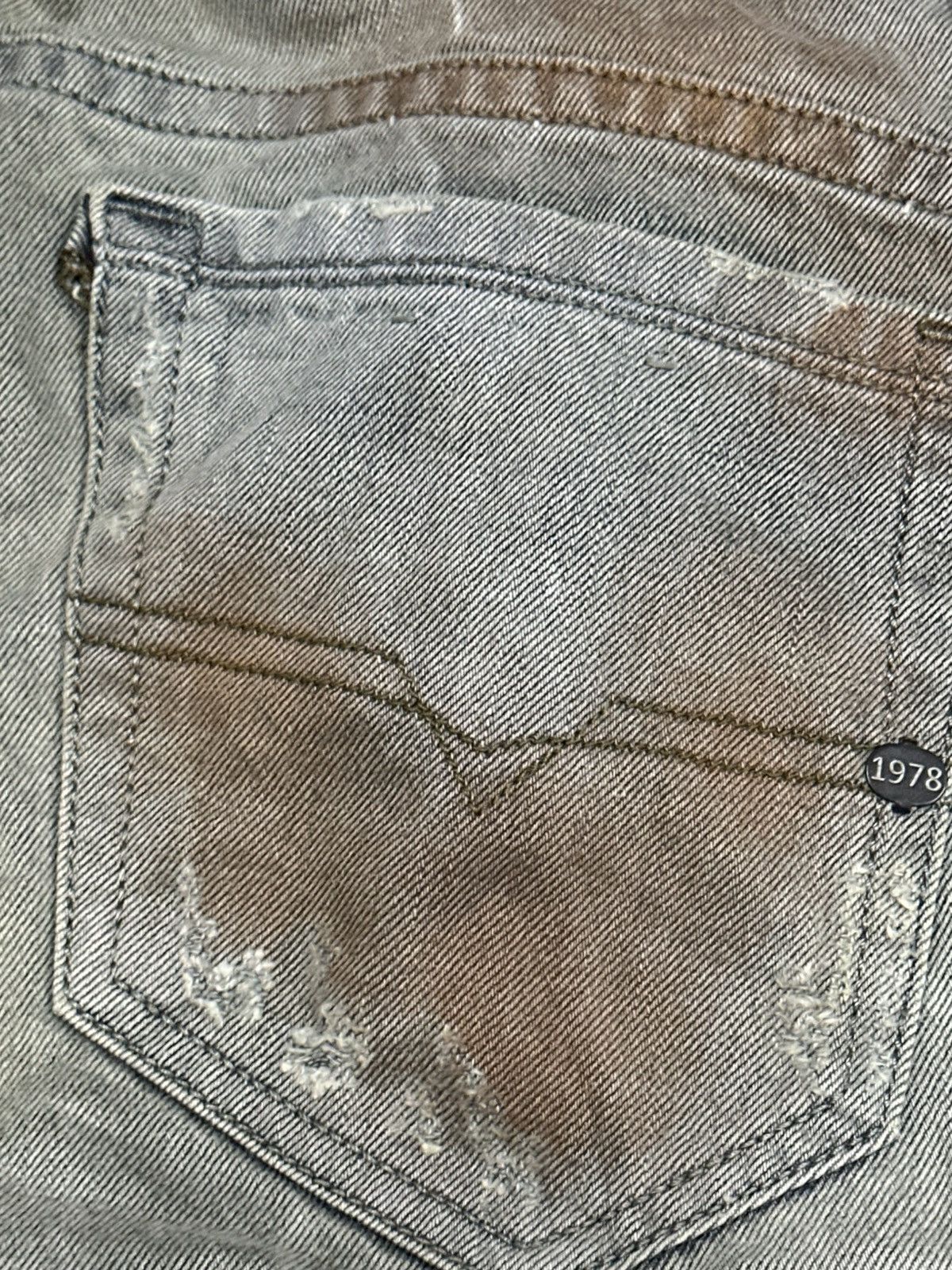 Diesel Diesel Thavar Mud Wash Slim Skinny Jeans Size US 30 / EU 46 - 17 Thumbnail