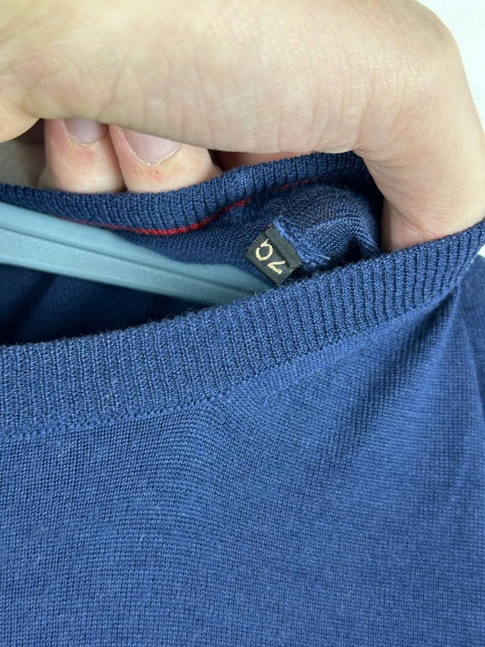 Corneliani Corneliani Italian Wool Fleece Longsleeve Luxury Sweater Size US L / EU 52-54 / 3 - 7 Thumbnail