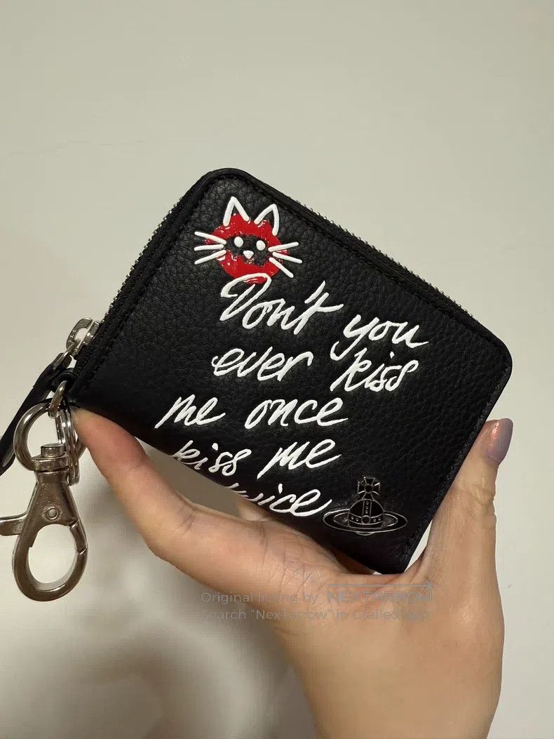 Vivienne Westwood Vivienne Westwood Cardholder, wallet, graffiti style black Size ONE SIZE - 1 Thumbnail
