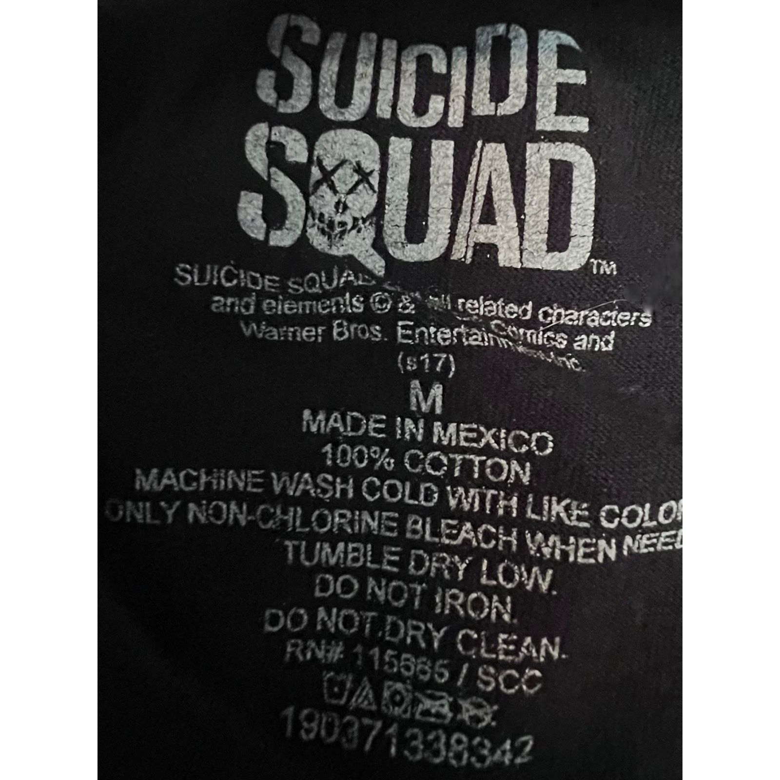 DC Comics Suicide Squad Harley Quinn Graphic TShirt Black Med DC Comic Size M / US 6-8 / IT 42-44 - 3 Thumbnail