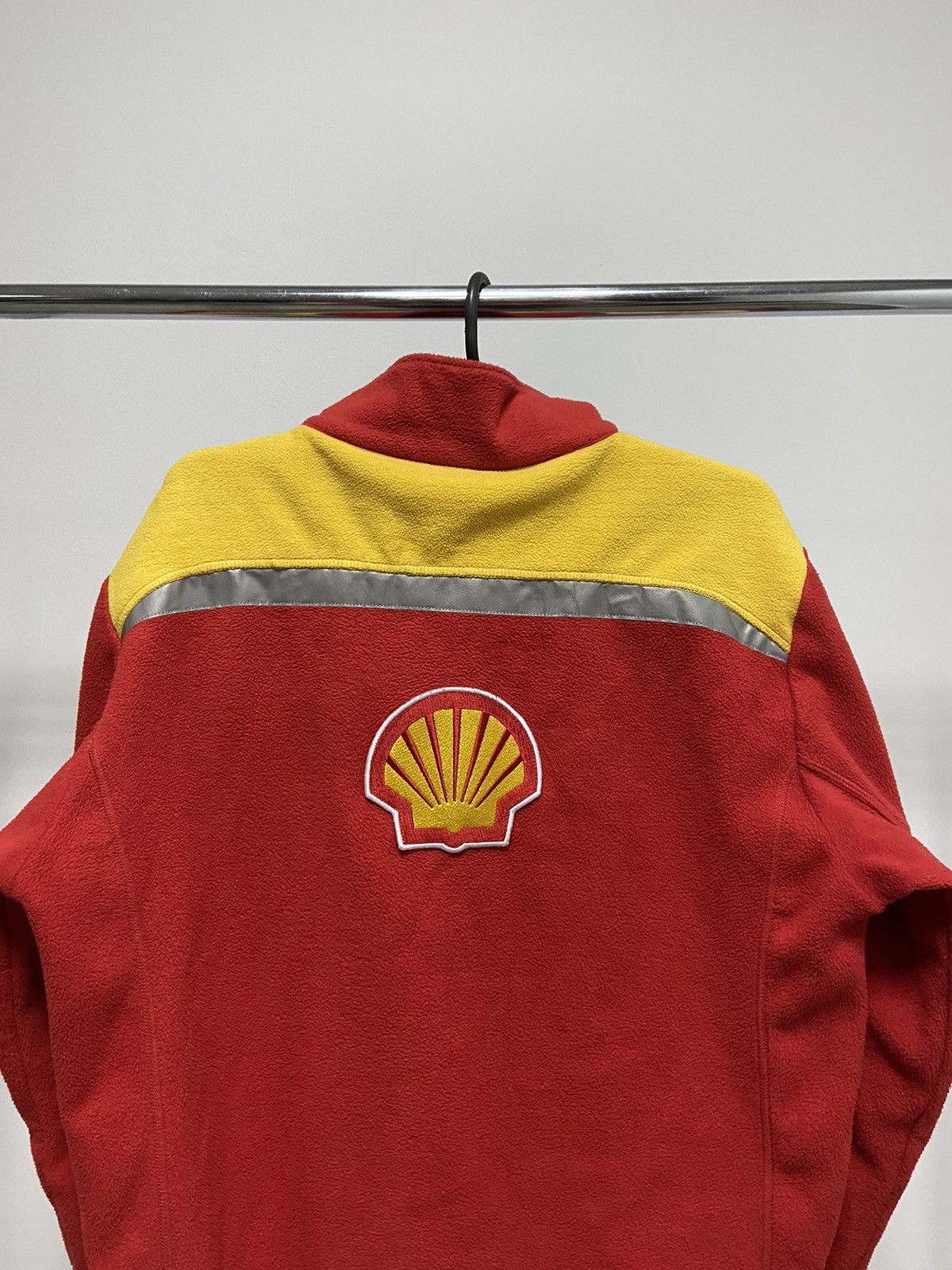 Ferrari × Vintage Ferrari reflective stripe Racing Fleece Jacket Big Logo Size US M / EU 48-50 / 2 - 6 Thumbnail